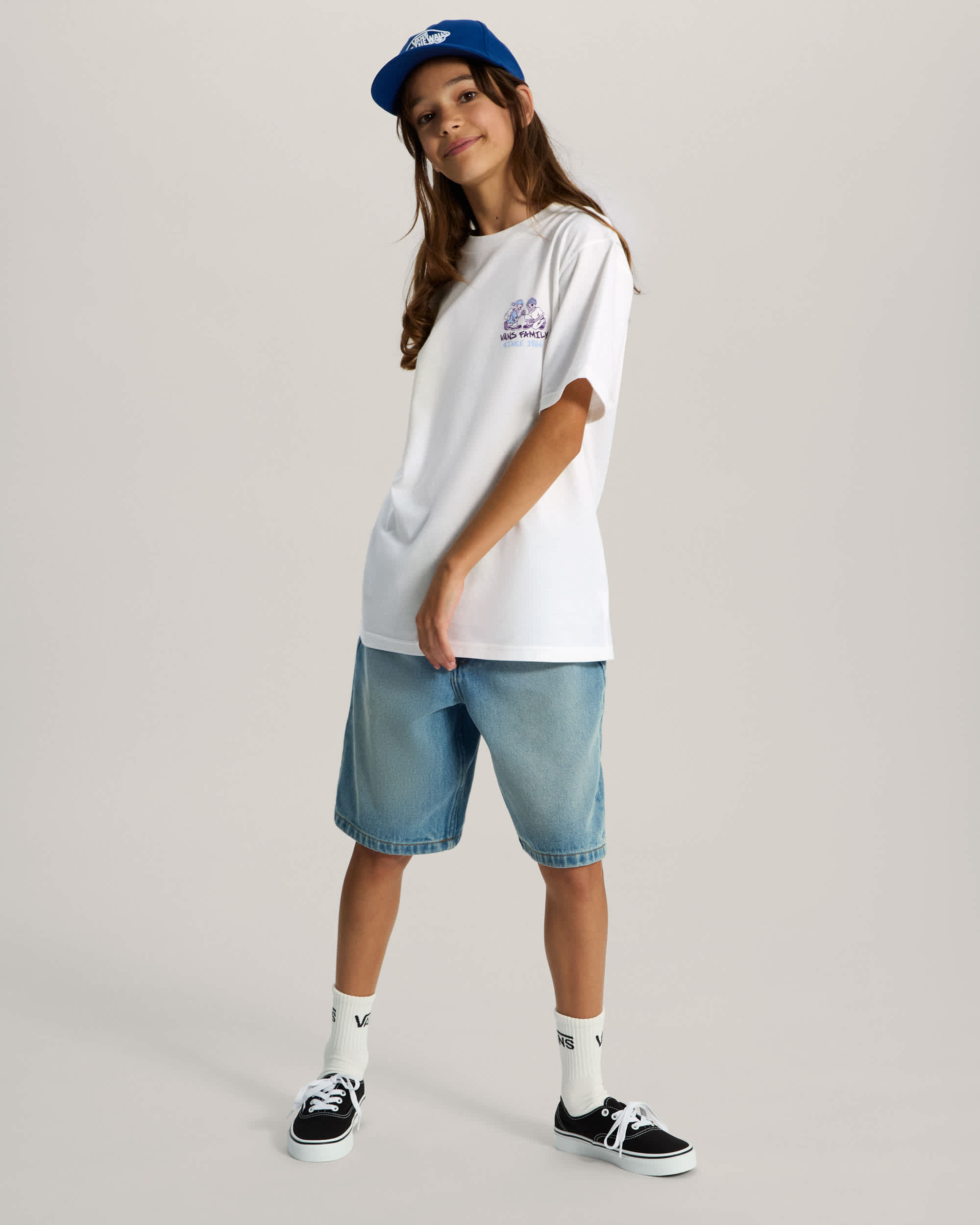 Tshirt Checker Bros Enfant 814 ans VANS Blanc ALT4