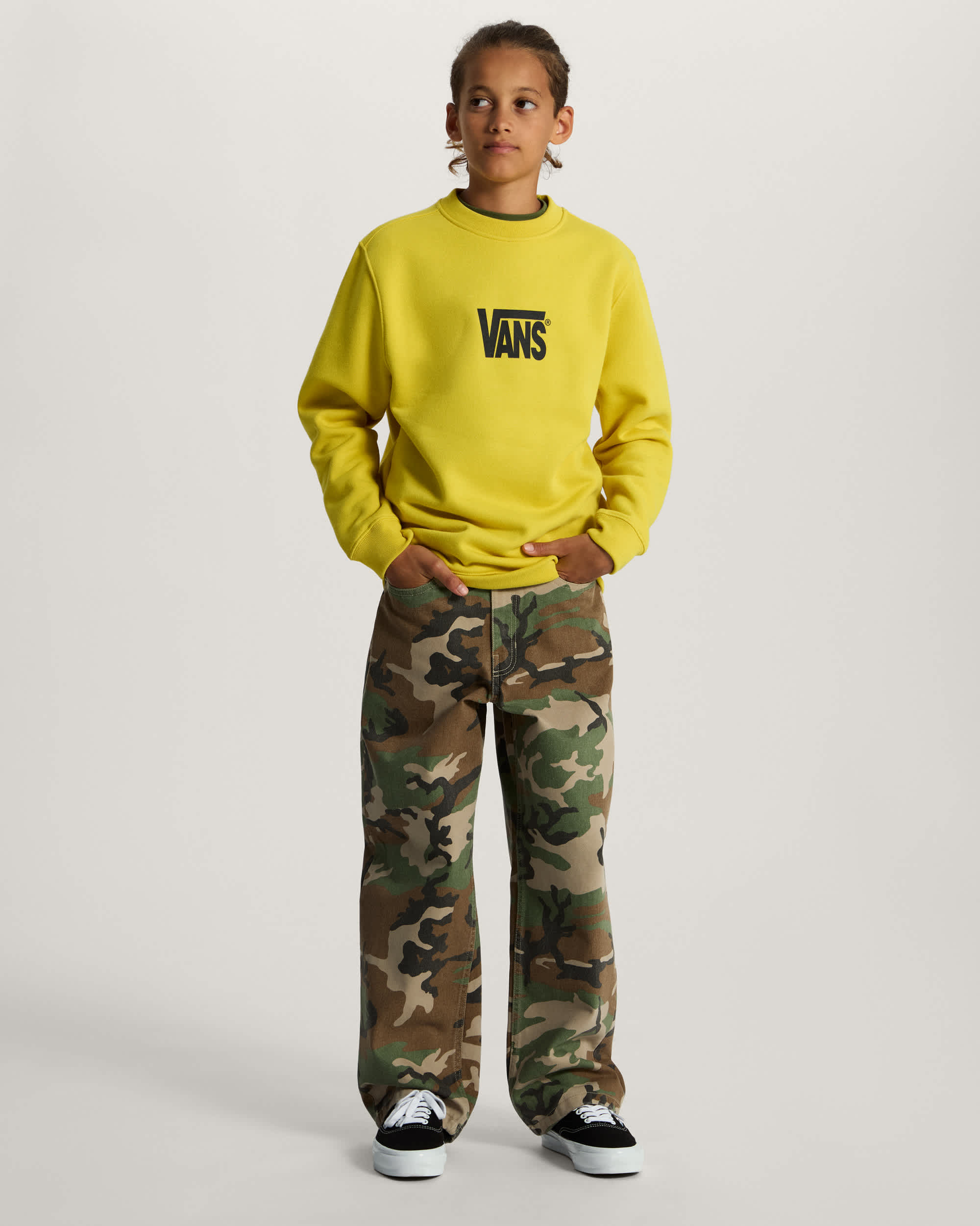 Jean Check5 Baggy AOP Denim Ado 814 ans VANS Vert ALT5