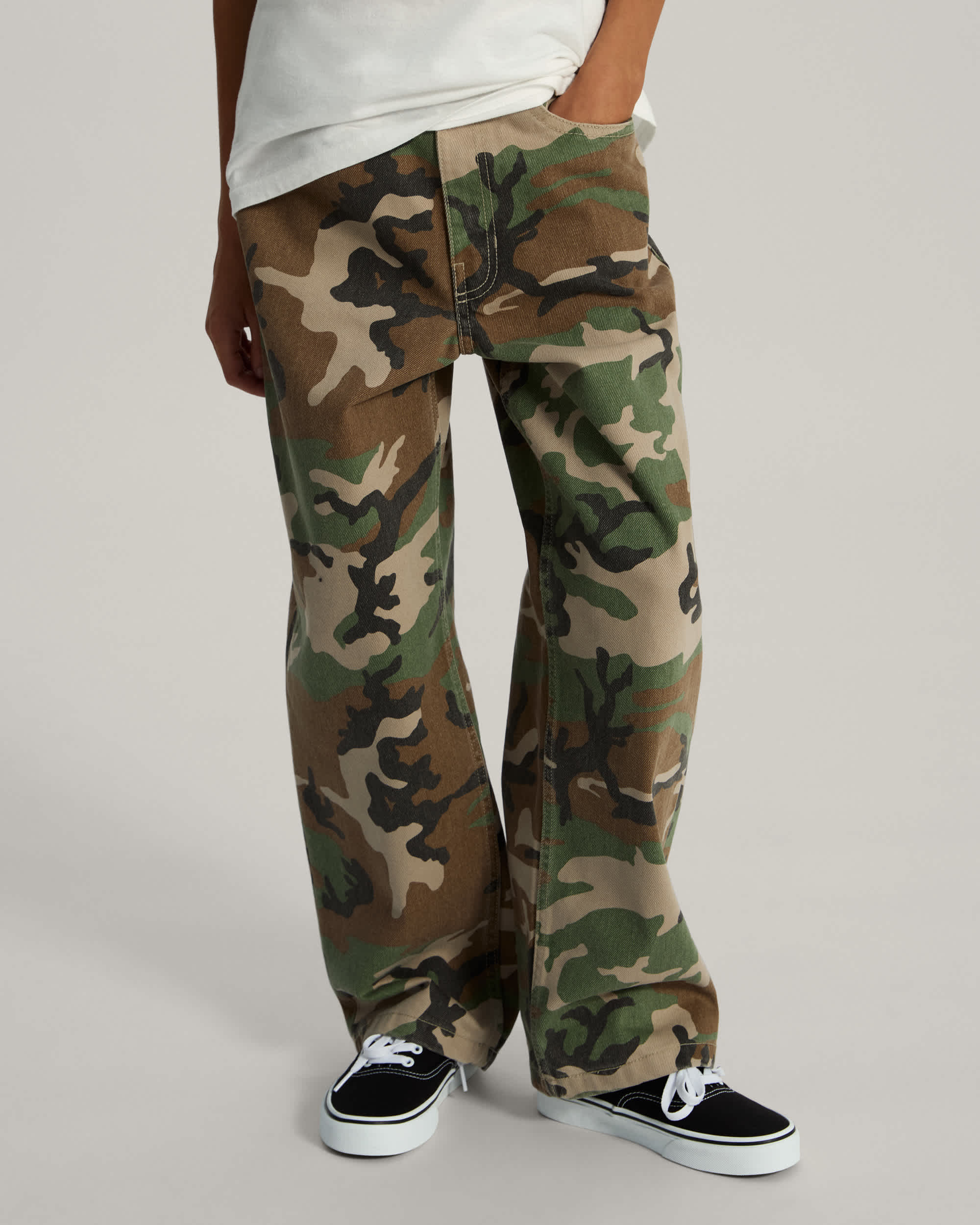 Jean Check5 Baggy AOP Denim Ado 814 ans VANS Vert ALT6