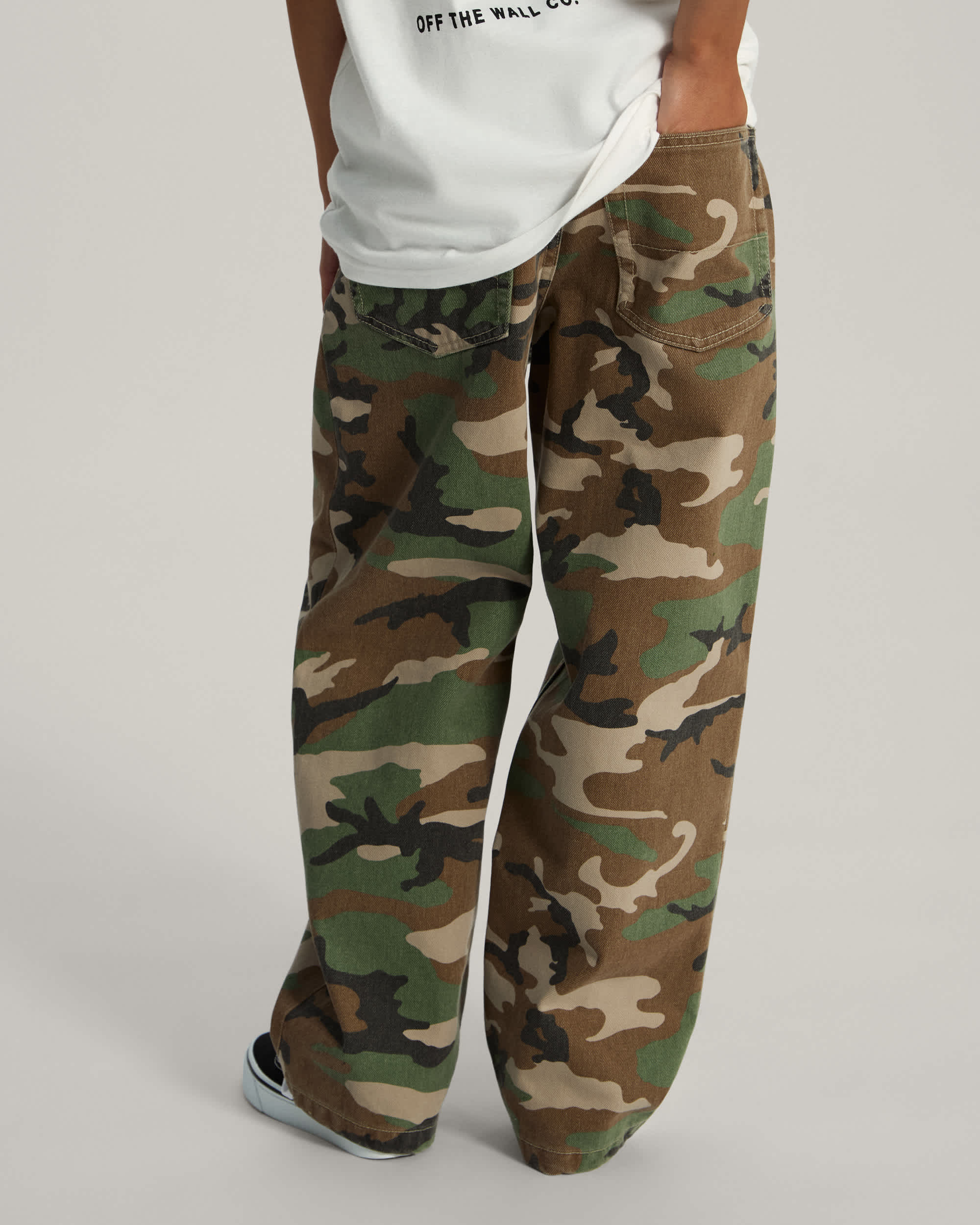 Jean Check5 Baggy AOP Denim Ado 814 ans VANS Vert ALT7