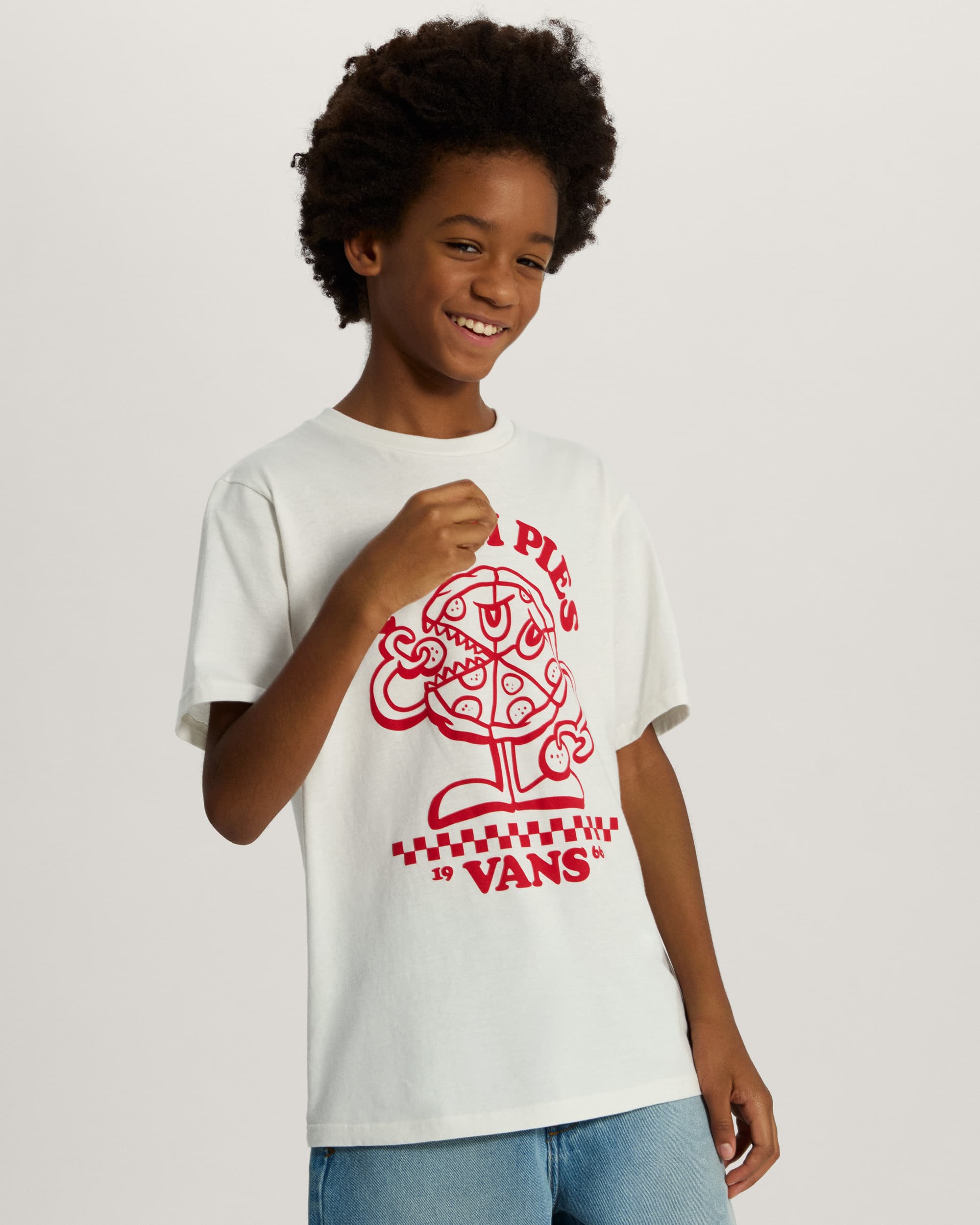 Tshirt Fresh Pies Ado 814 ans VANS Blanc ALT2