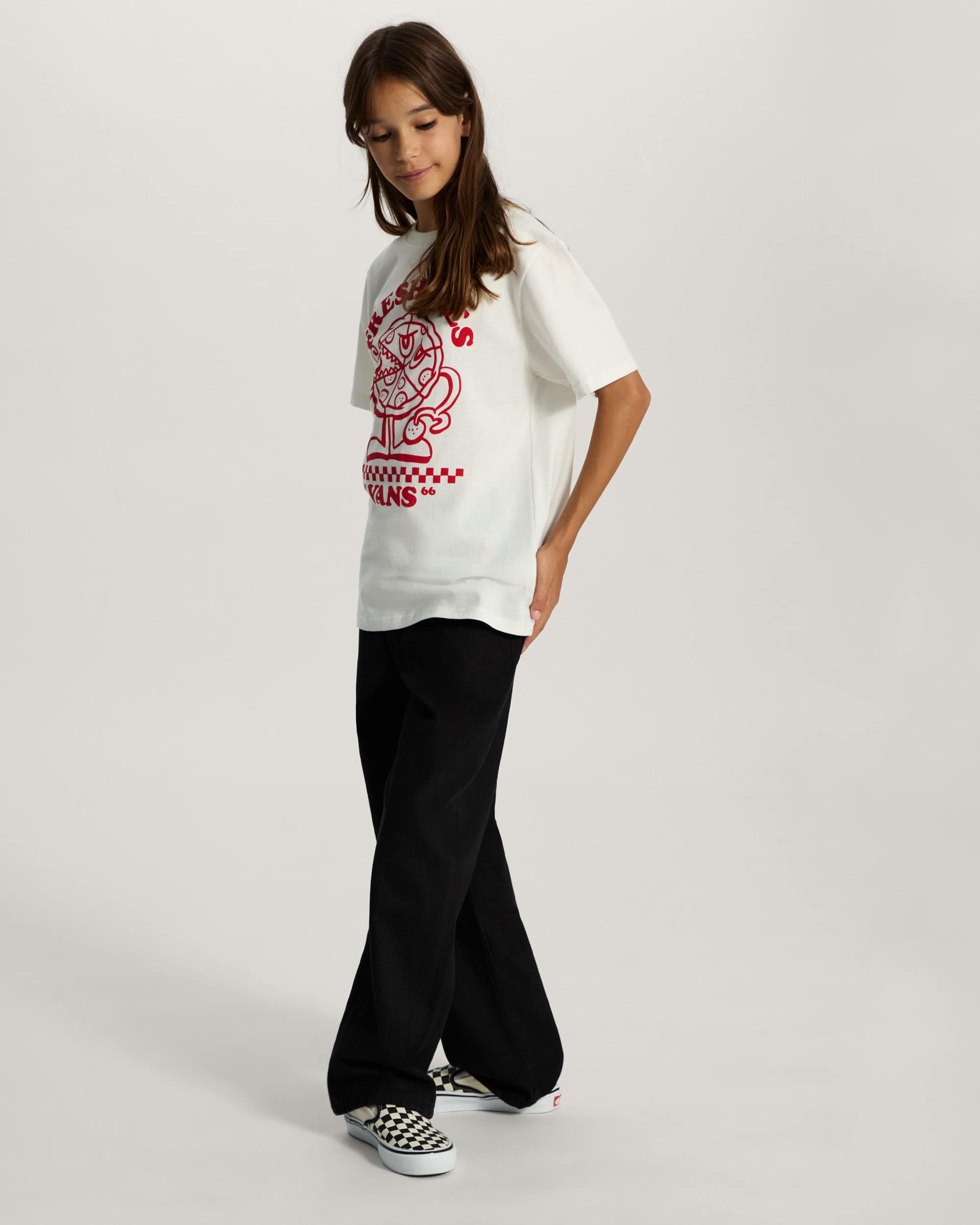 Tshirt Fresh Pies Ado 814 ans VANS Blanc ALT7