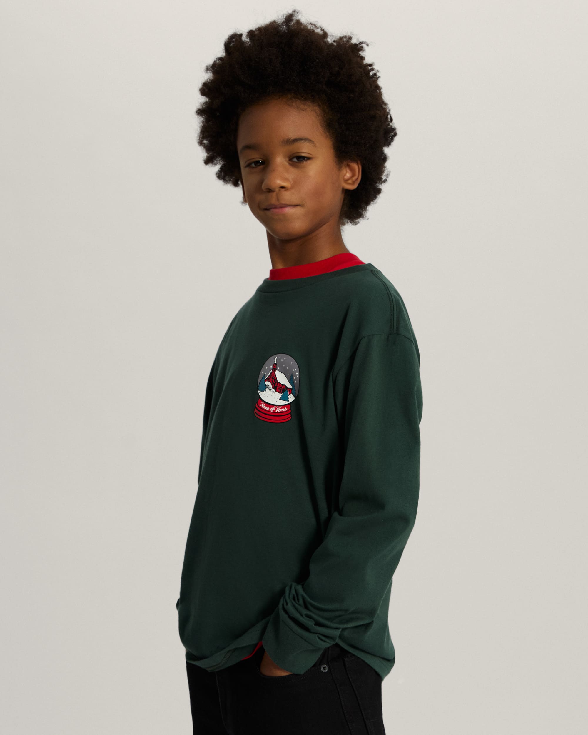 Tshirt Cut Your Own Ls Ado 814 ans VANS Vert ALT2