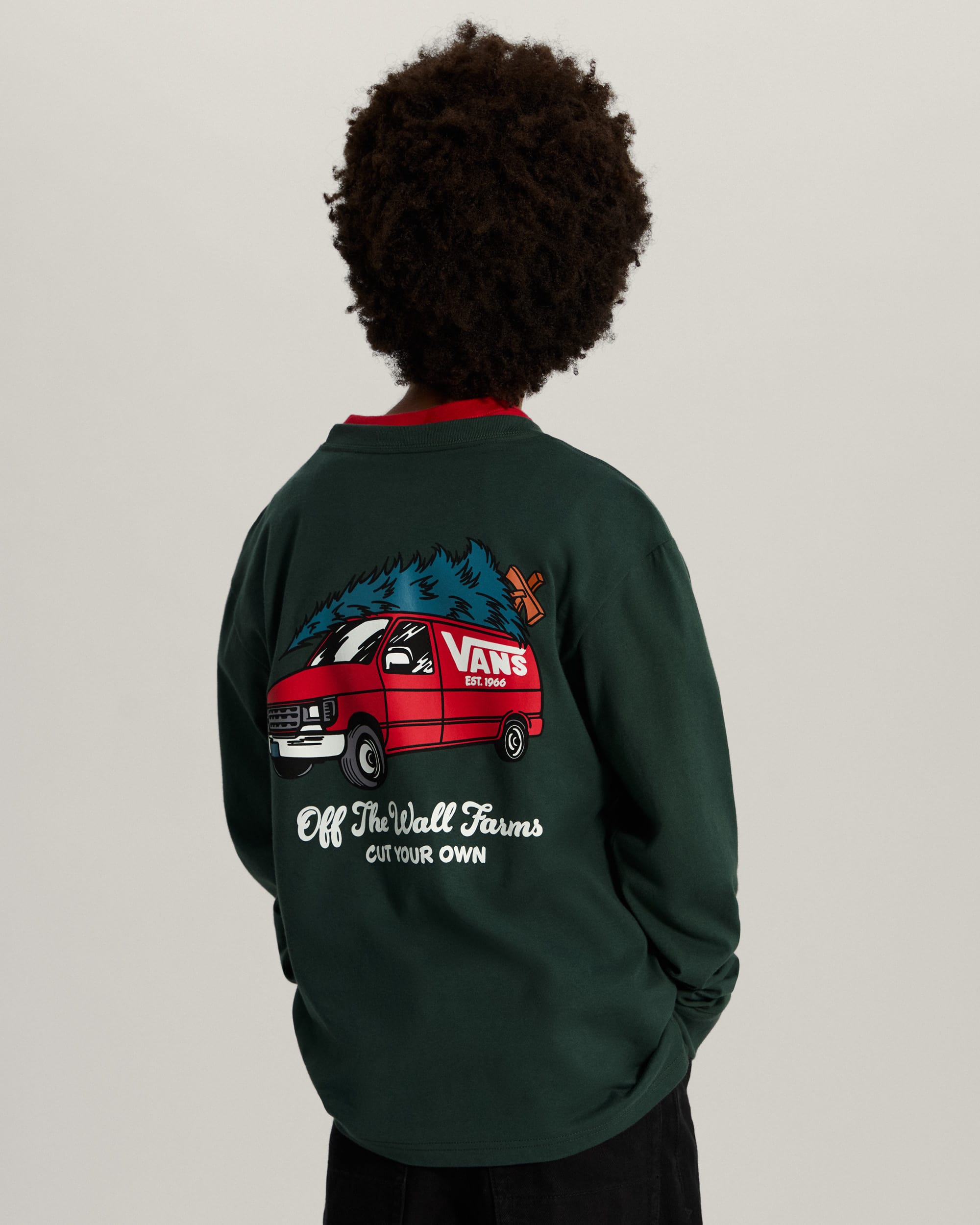 Tshirt Cut Your Own Ls Ado 814 ans VANS Vert ALT3