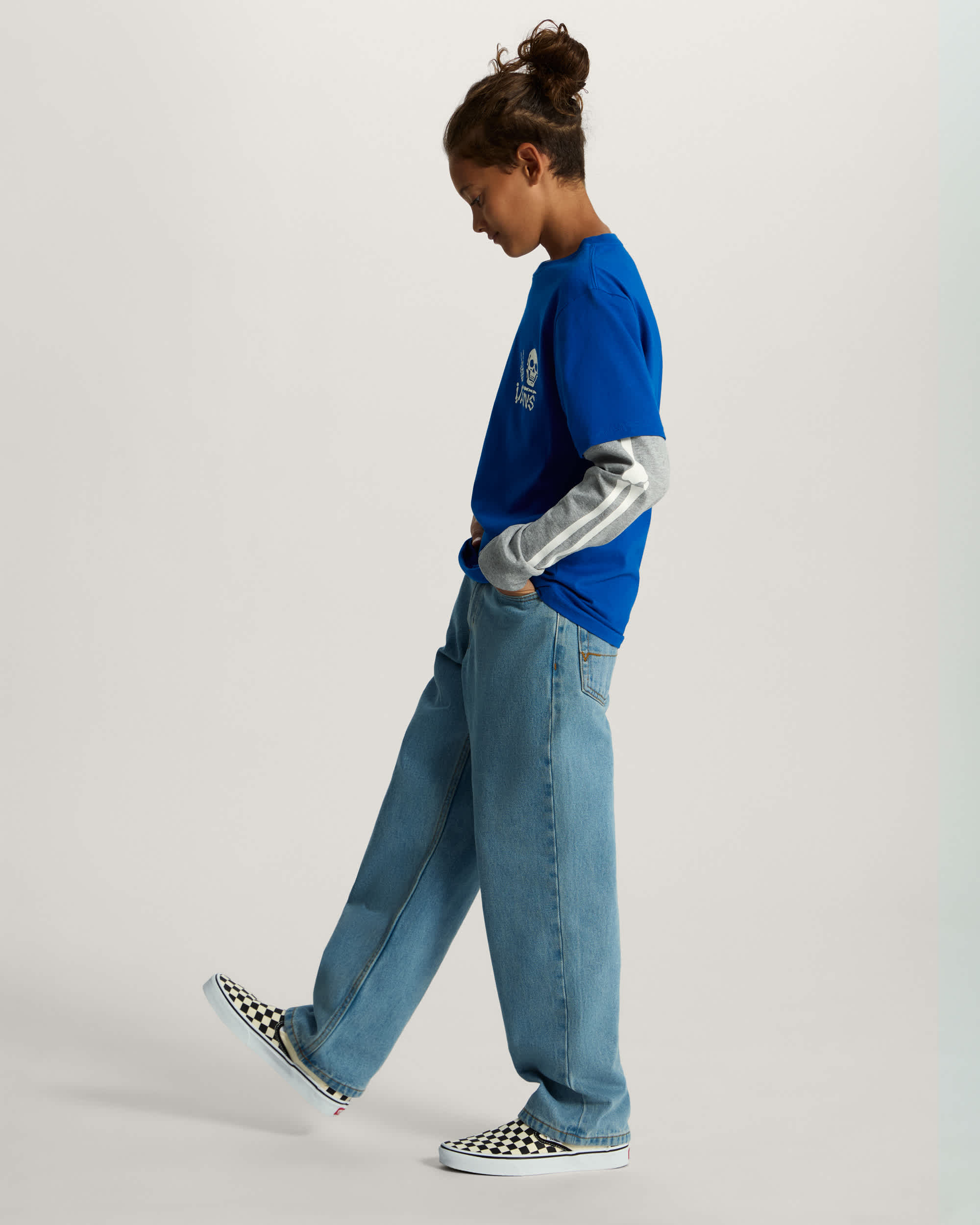 Tshirt Arm Bones Twofer Enfant 814 ans VANS Bleu ALT4