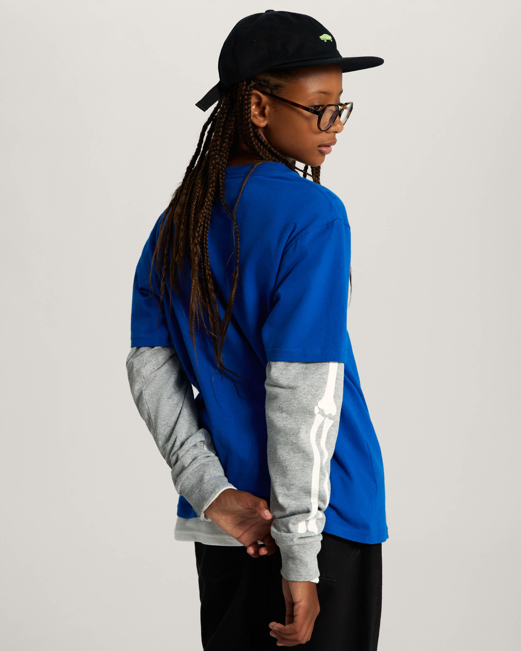 Tshirt Arm Bones Twofer Enfant 814 ans VANS Bleu ALT6