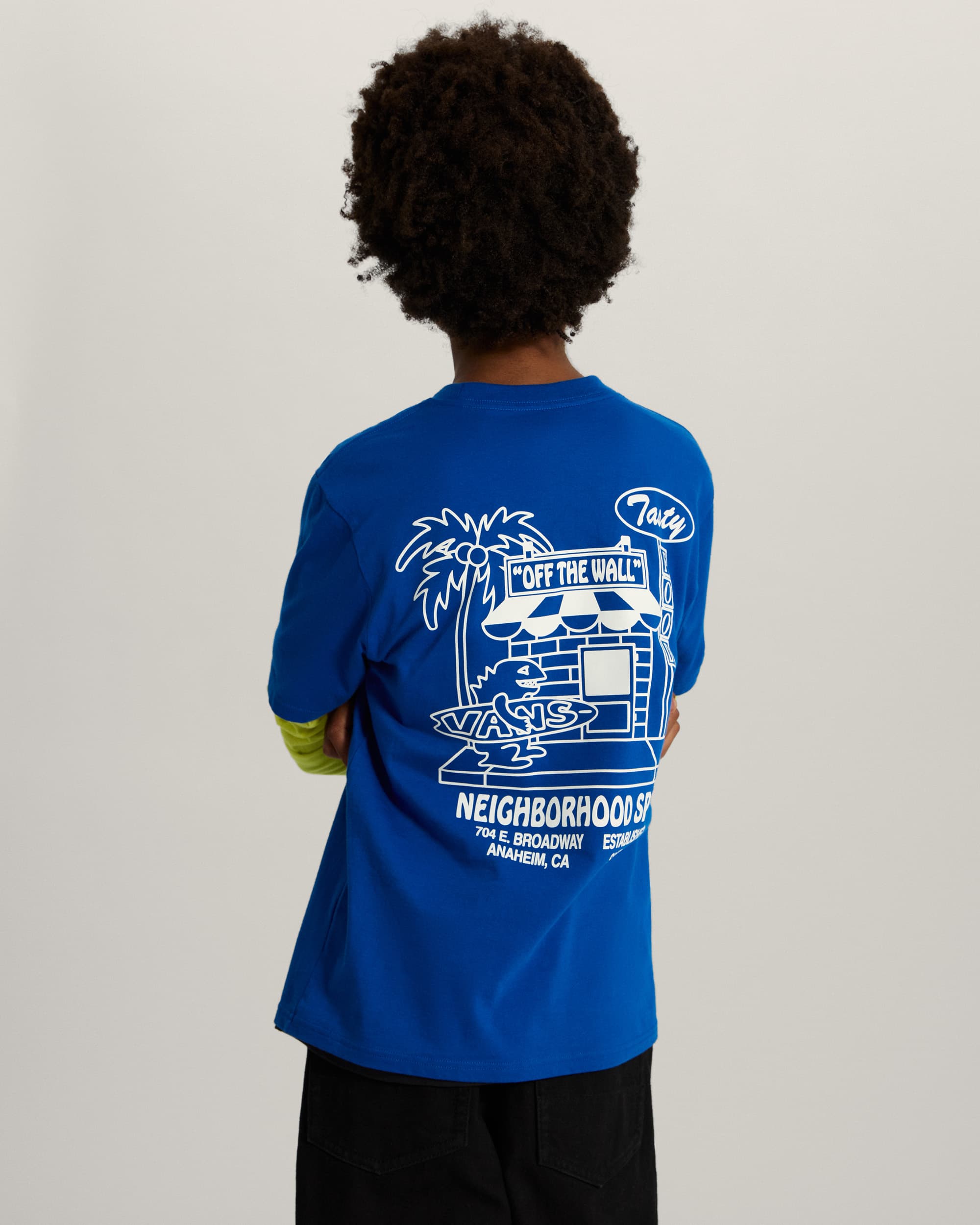 Food Spot SS Tee classic blue VANS Blauw ALT3