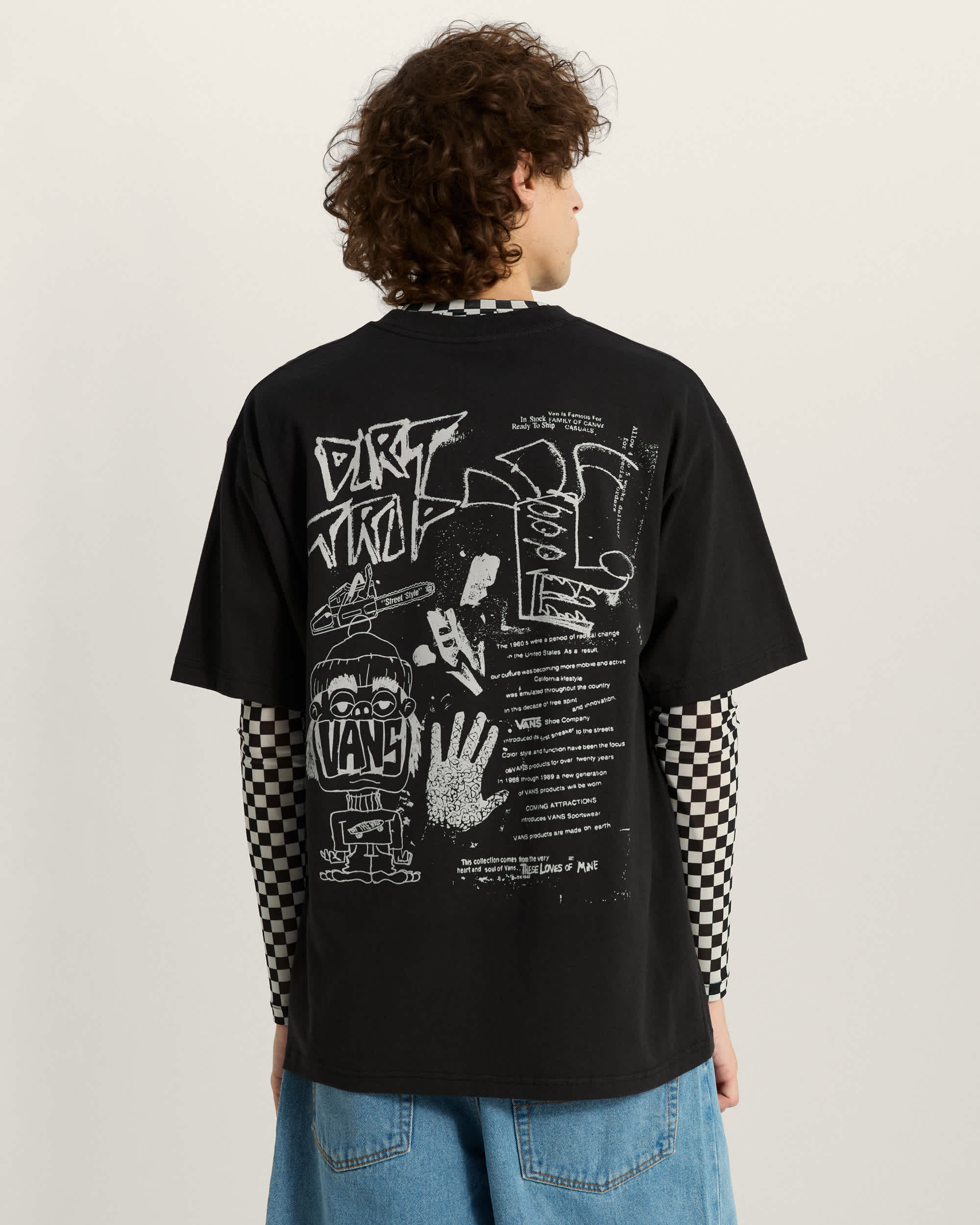 Dirt Trip TShirt VANS Schwarz ALT3