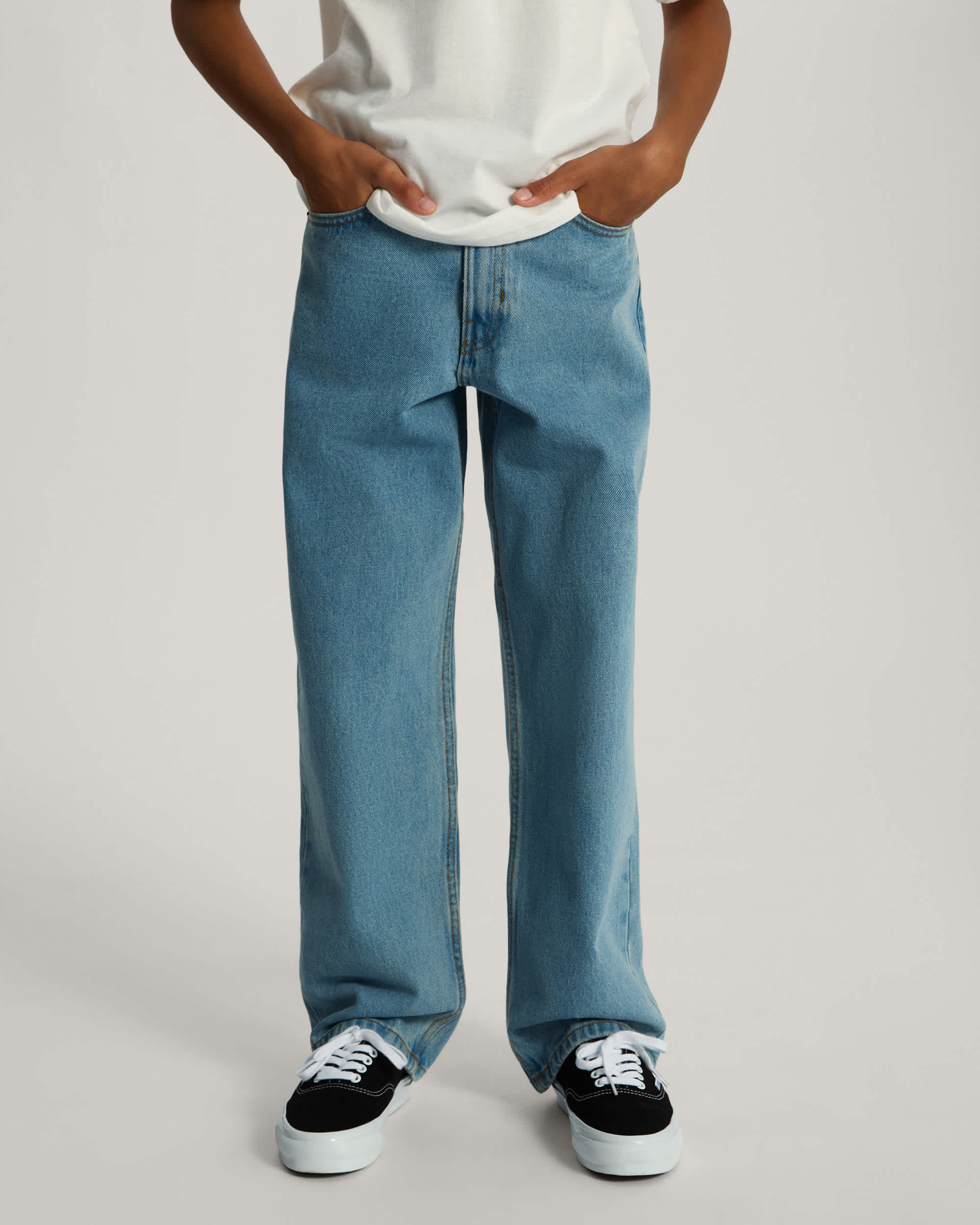 Pantaloni in denim Bambinoa Check5 Loose 814 anni VANS Blu ALT2