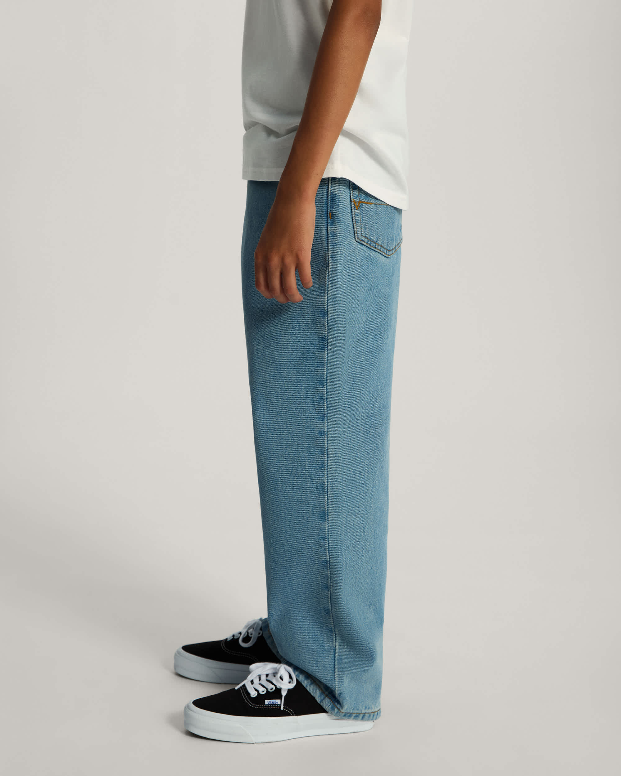 Pantaloni in denim Bambinoa Check5 Loose 814 anni VANS Blu ALT4