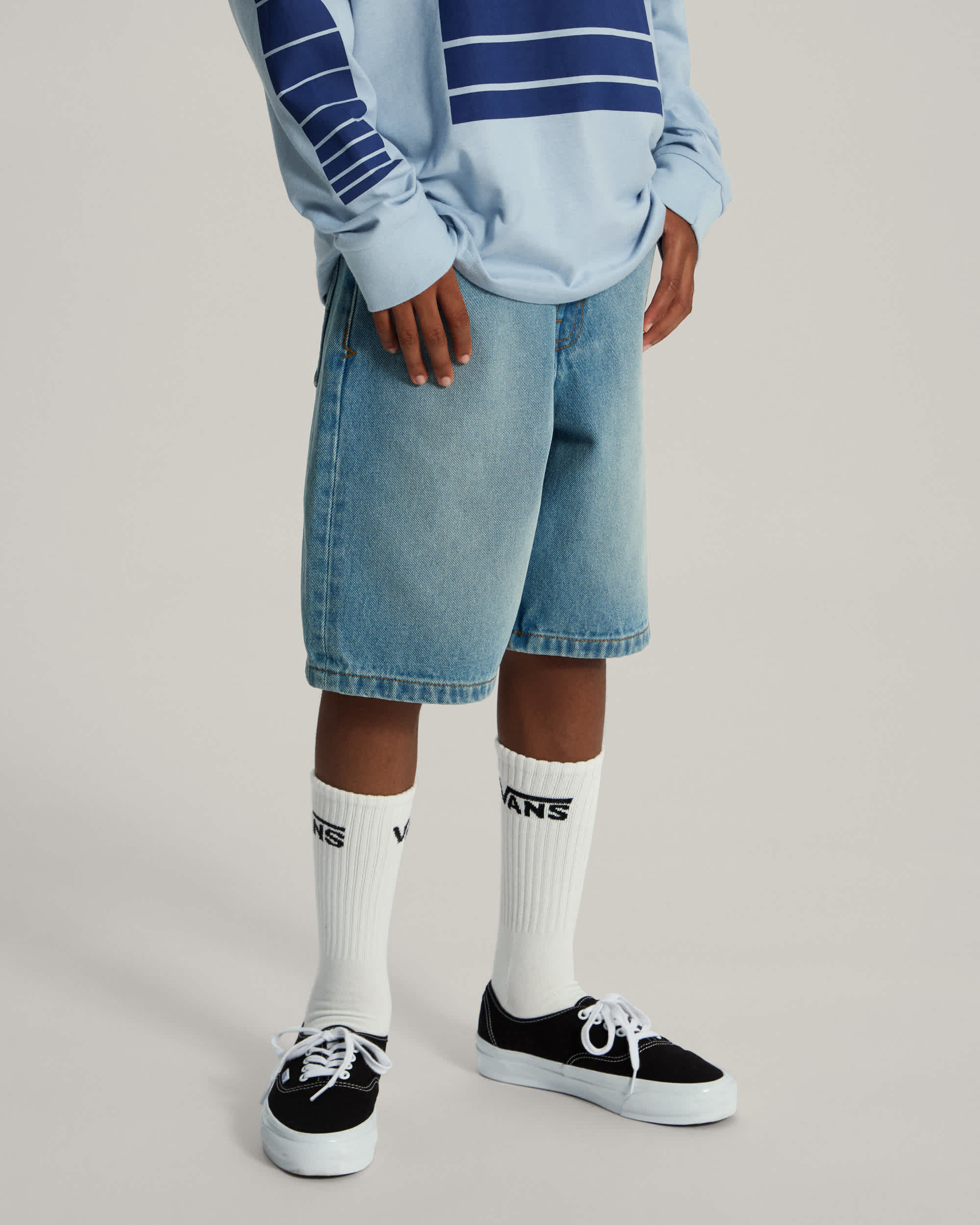 Short en jean baggy Check5 Enfant 814 ans VANS Bleu ALT2