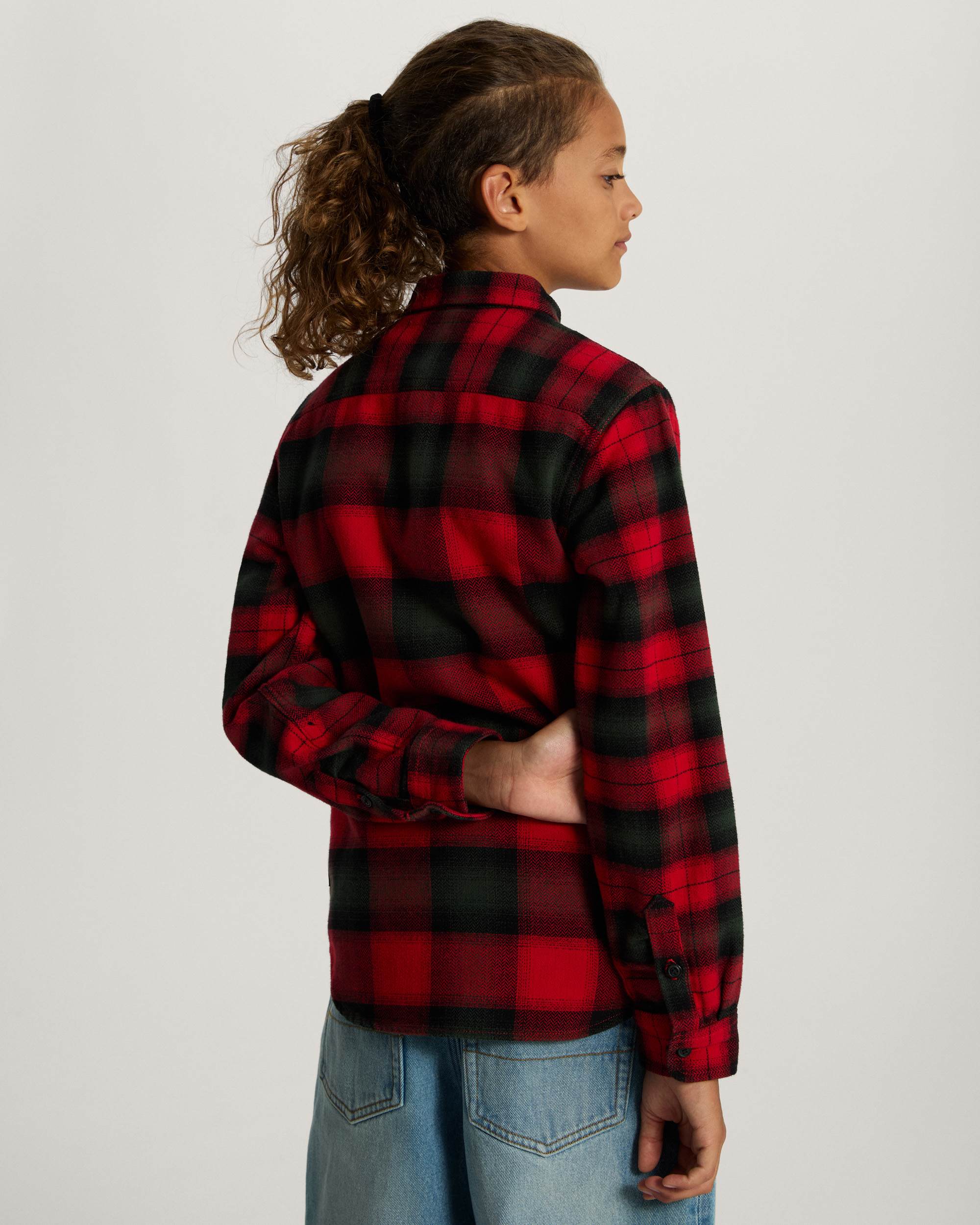 Chemise en flanelle Lawson Plaid Workwear Enfant 814 ans VANS Rouge ALT3