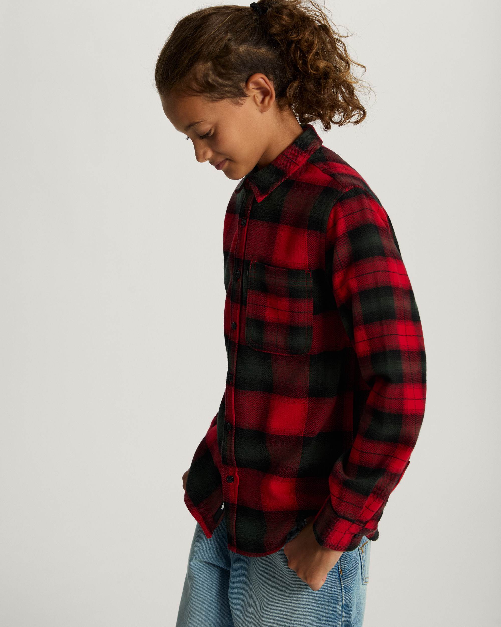 Chemise en flanelle Lawson Plaid Workwear Enfant 814 ans VANS Rouge ALT4