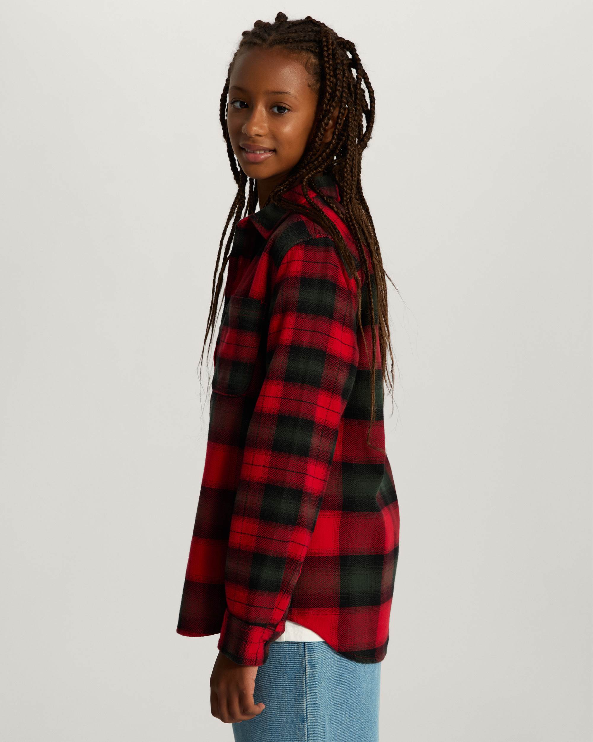 Chemise en flanelle Lawson Plaid Workwear Enfant 814 ans VANS Rouge ALT8