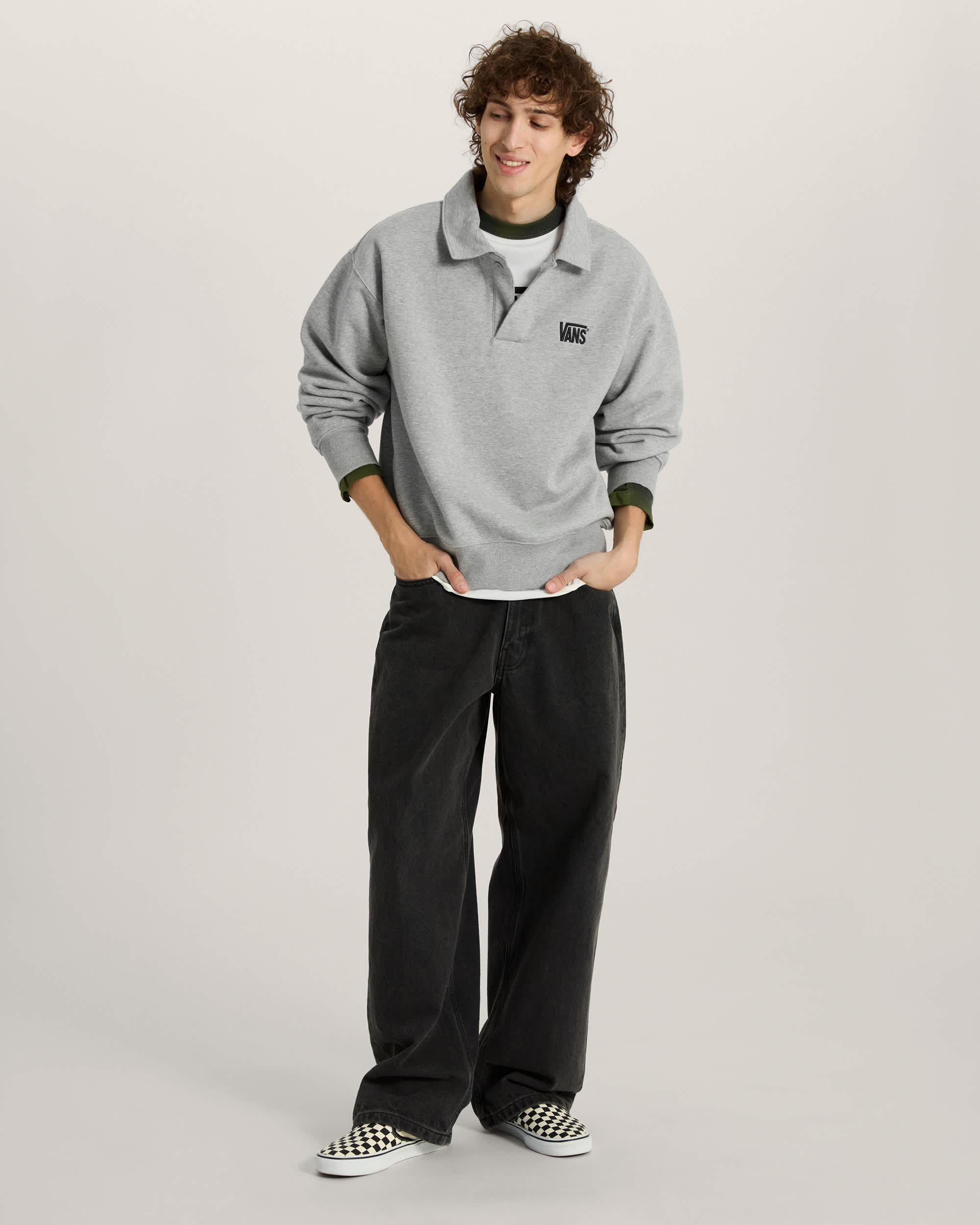 Polo Pullover VANS Szary ALT5