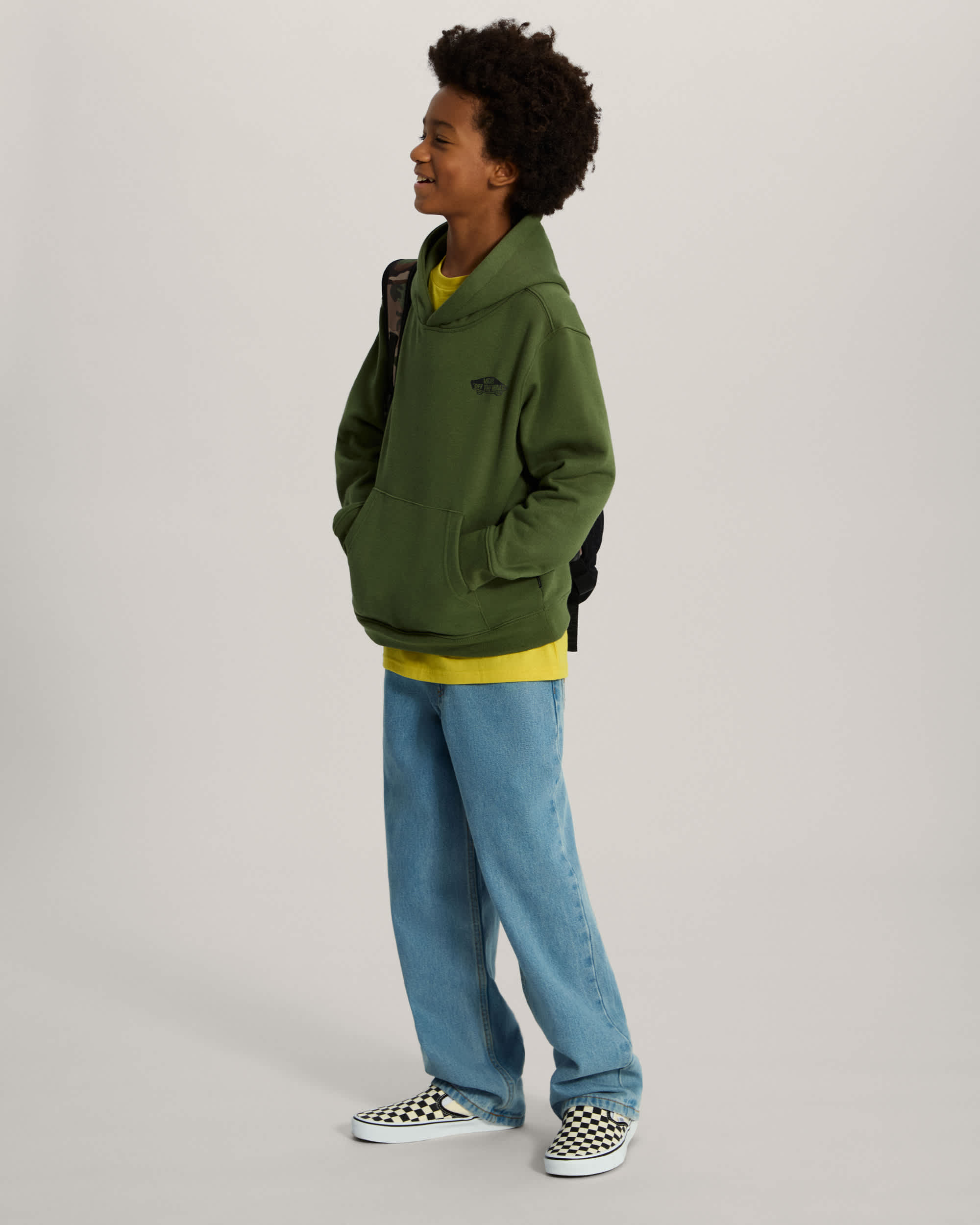 Double Standard Pullover Green Balsam VANS Verde ALT5