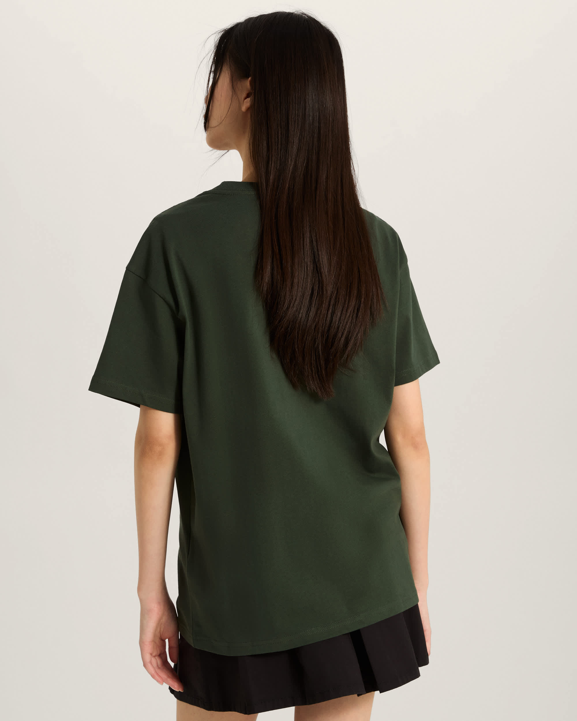 Minds Eye Oversized SS Tee OIL GREEN VANS Green ALT3