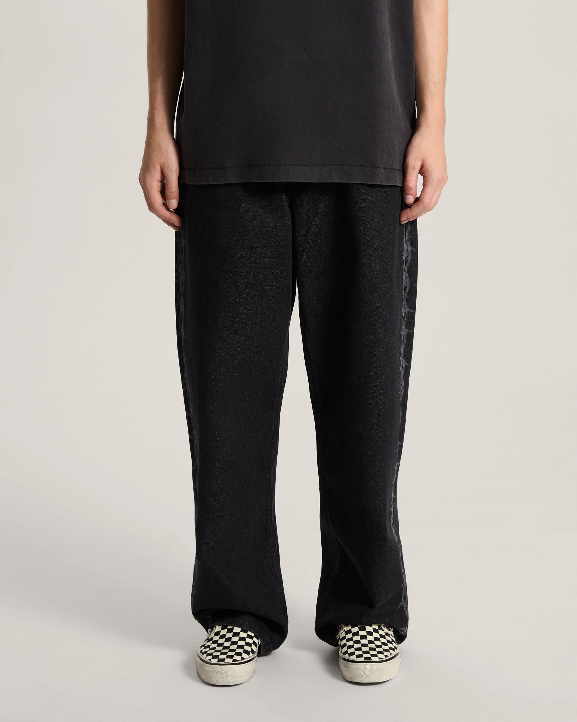 AOD by Slam Jam Denim Trousers VANS Black ALT2