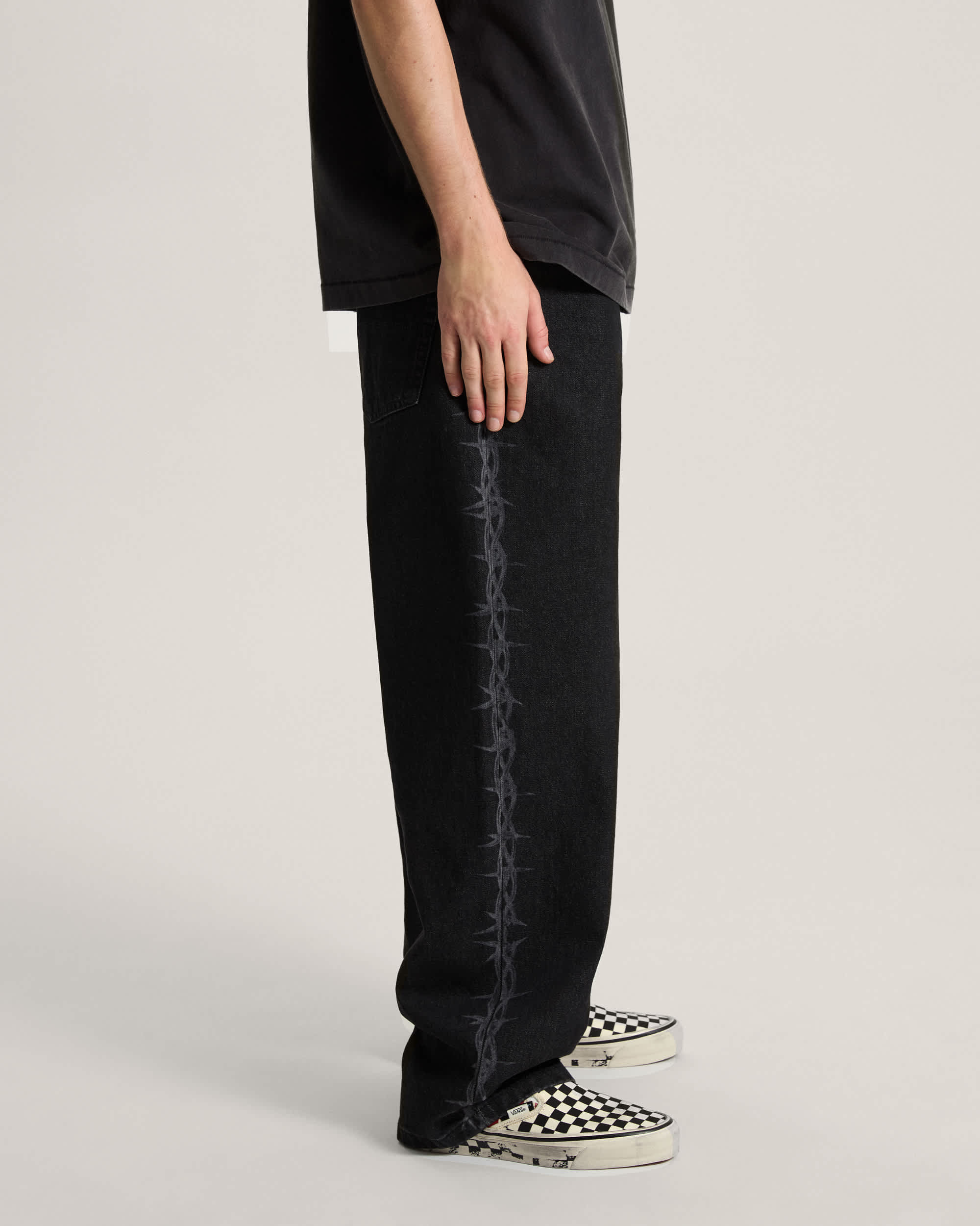 AOD by Slam Jam Denim Trousers VANS Black ALT4