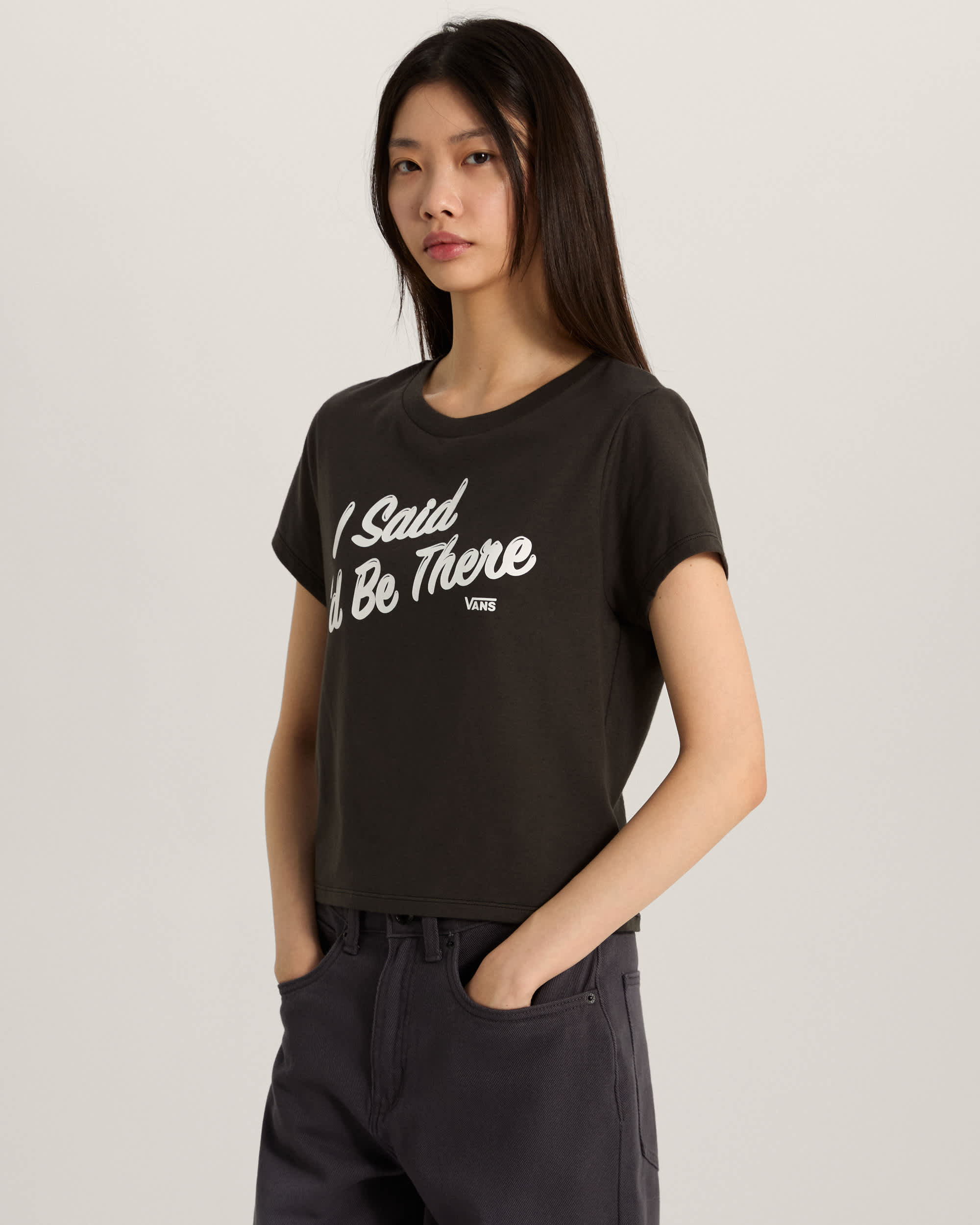 Tshirt I Said Id Be There VANS Czarny ALT2