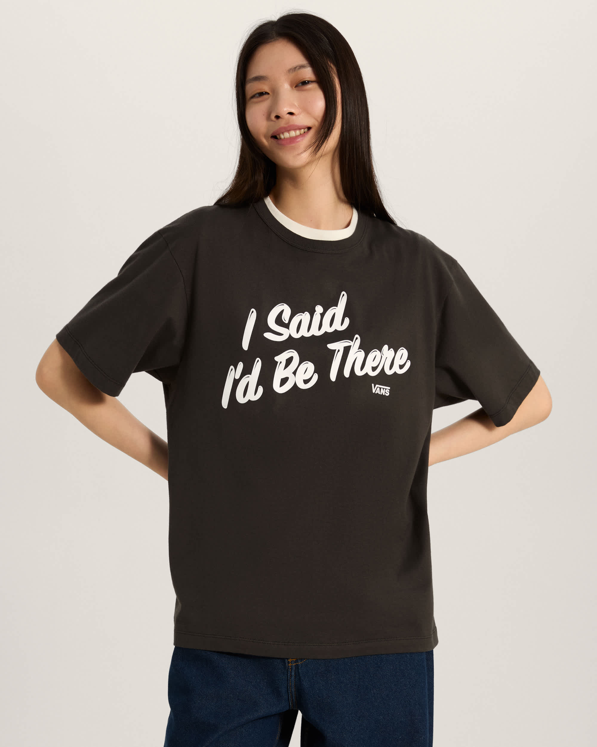 I Said Id Be There SS Tee Faded Black VANS Black ALT5