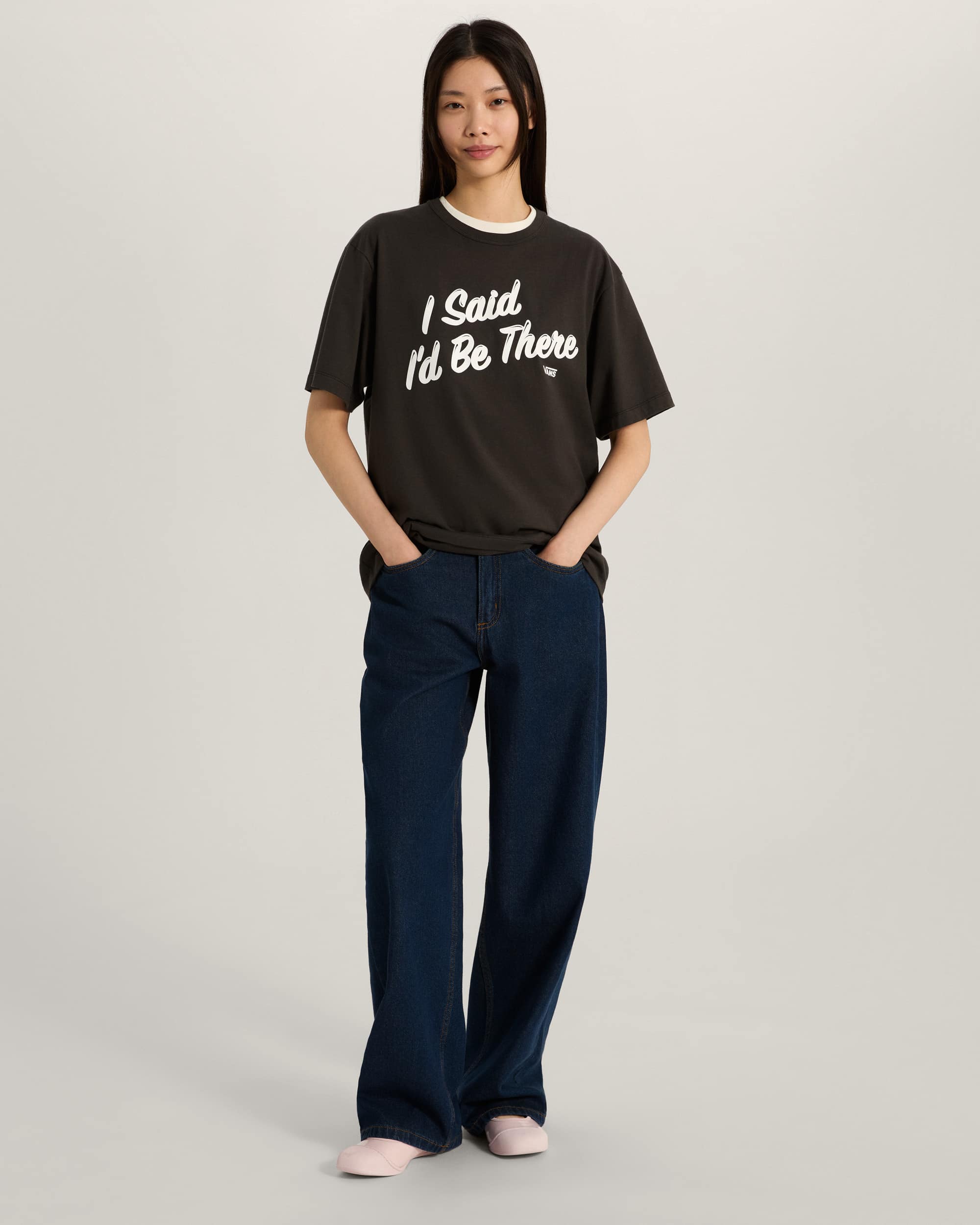 I Said Id Be There SS Tee Faded Black VANS Black ALT7