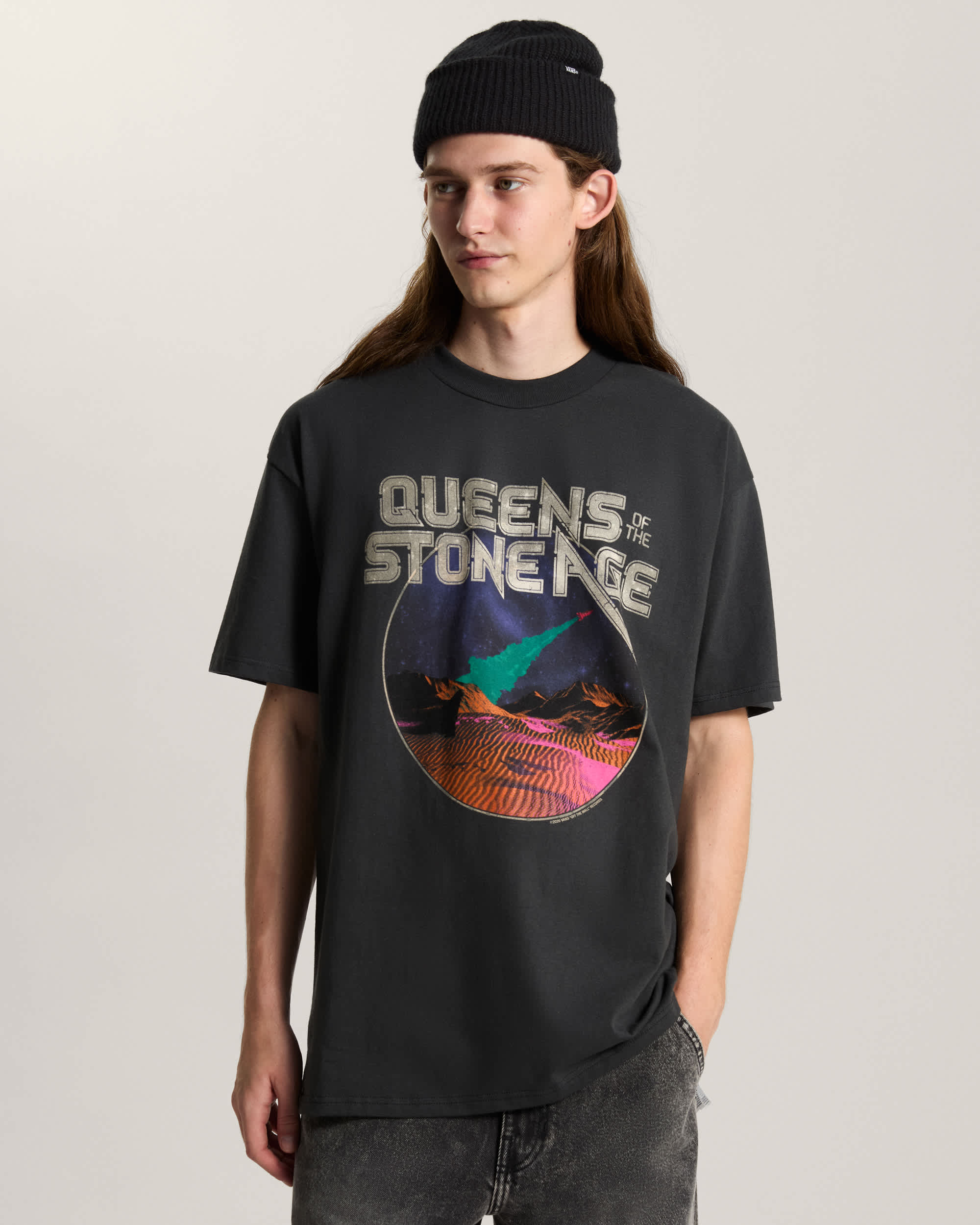 Queens of the Stone Age Tshirt VANS Zwart ALT2