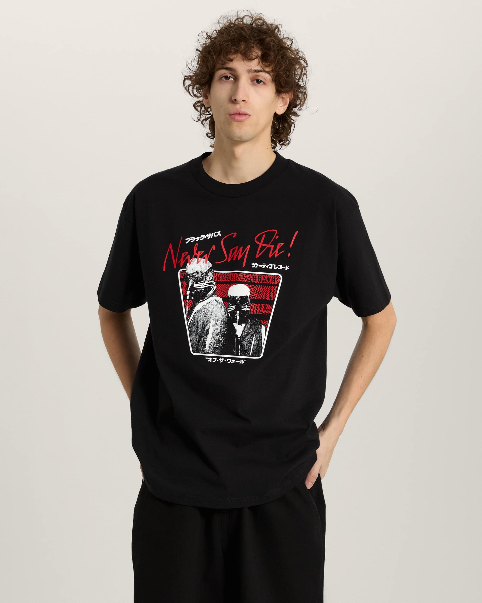 Tshirt Black Sabbath Never Say Die VANS Czarny ALT2