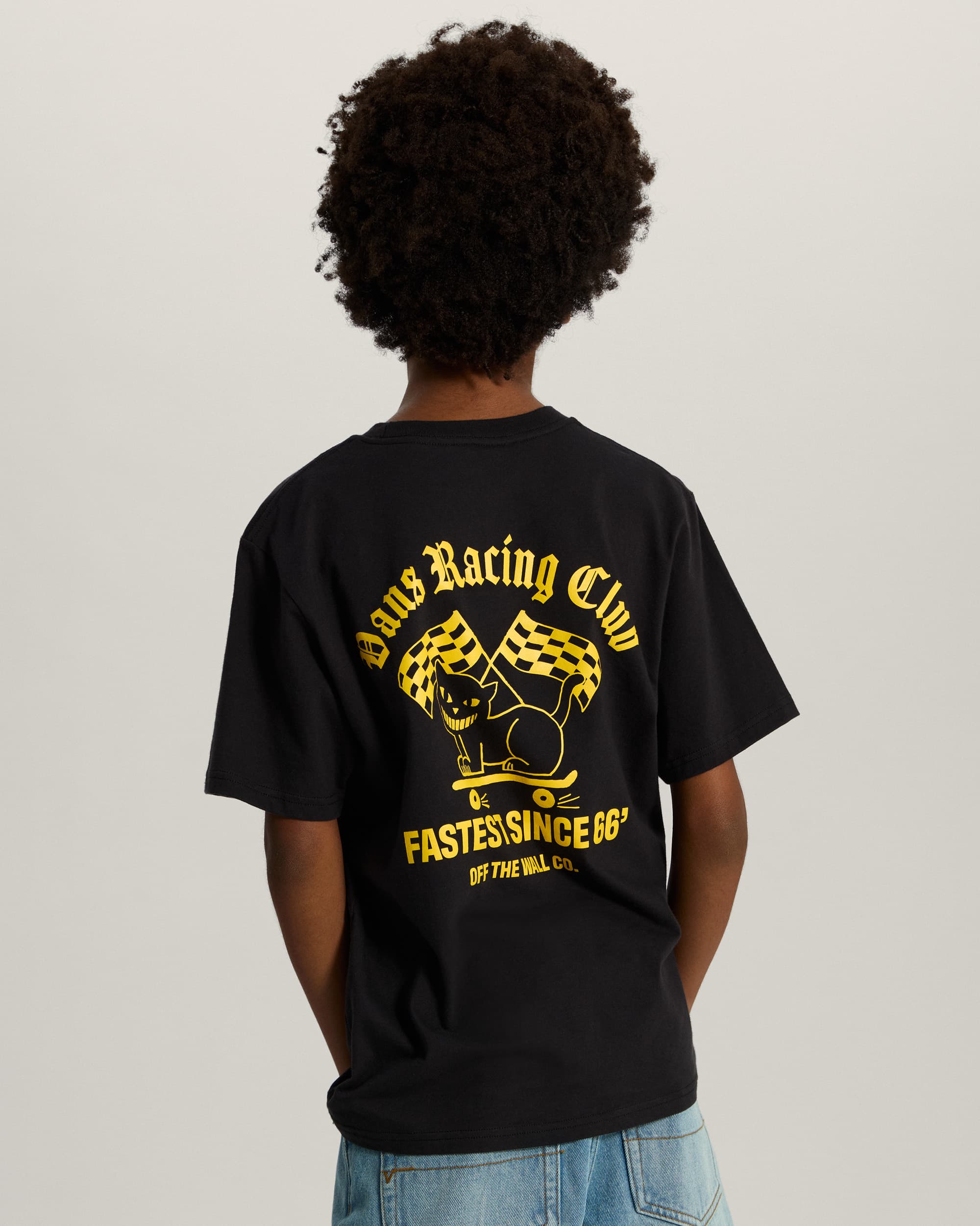Maglietta Bambinoa Cat Club VANS Nero ALT3