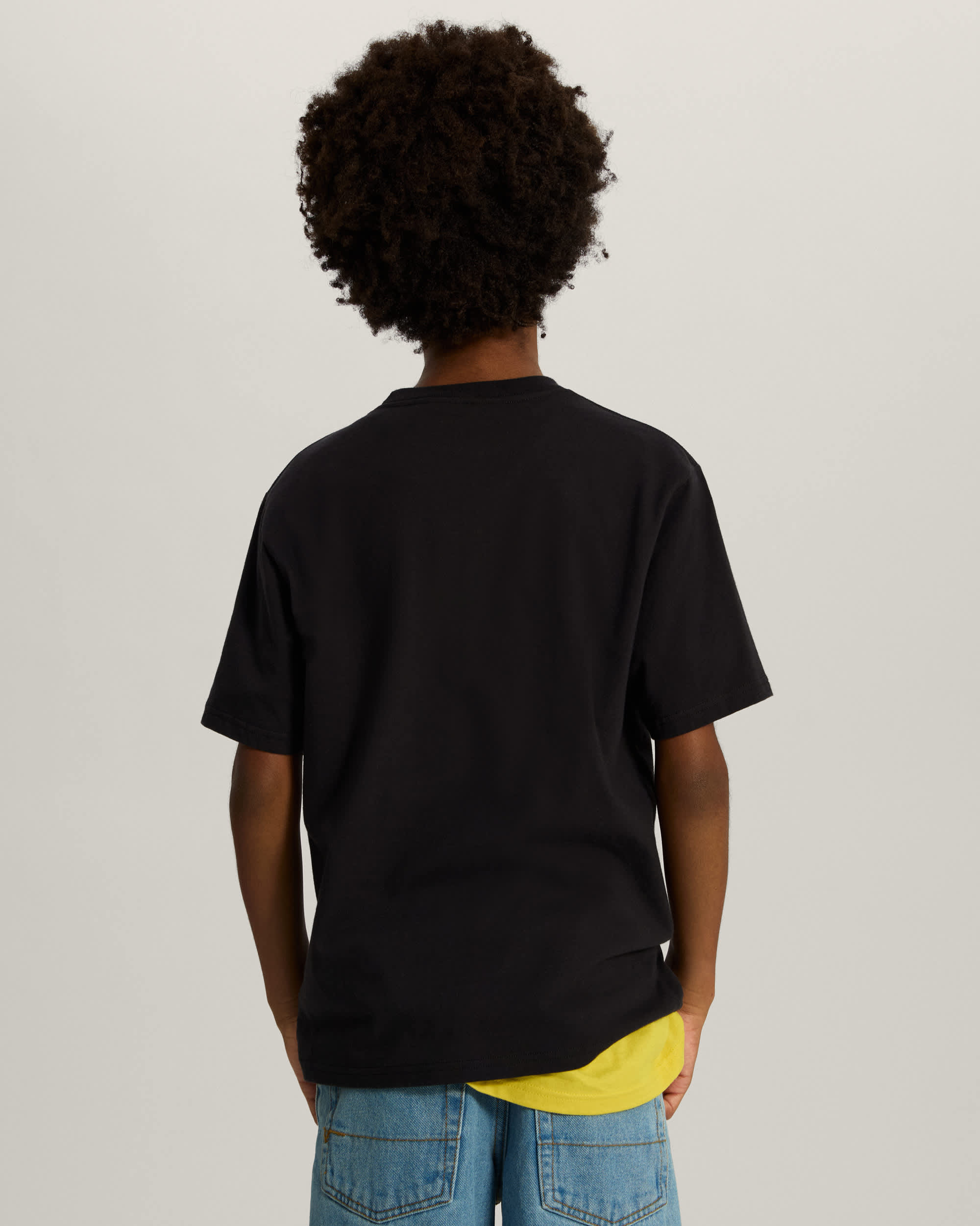 Hot Dawg Tee voor kinderen 814 jaar VANS Zwart ALT3
