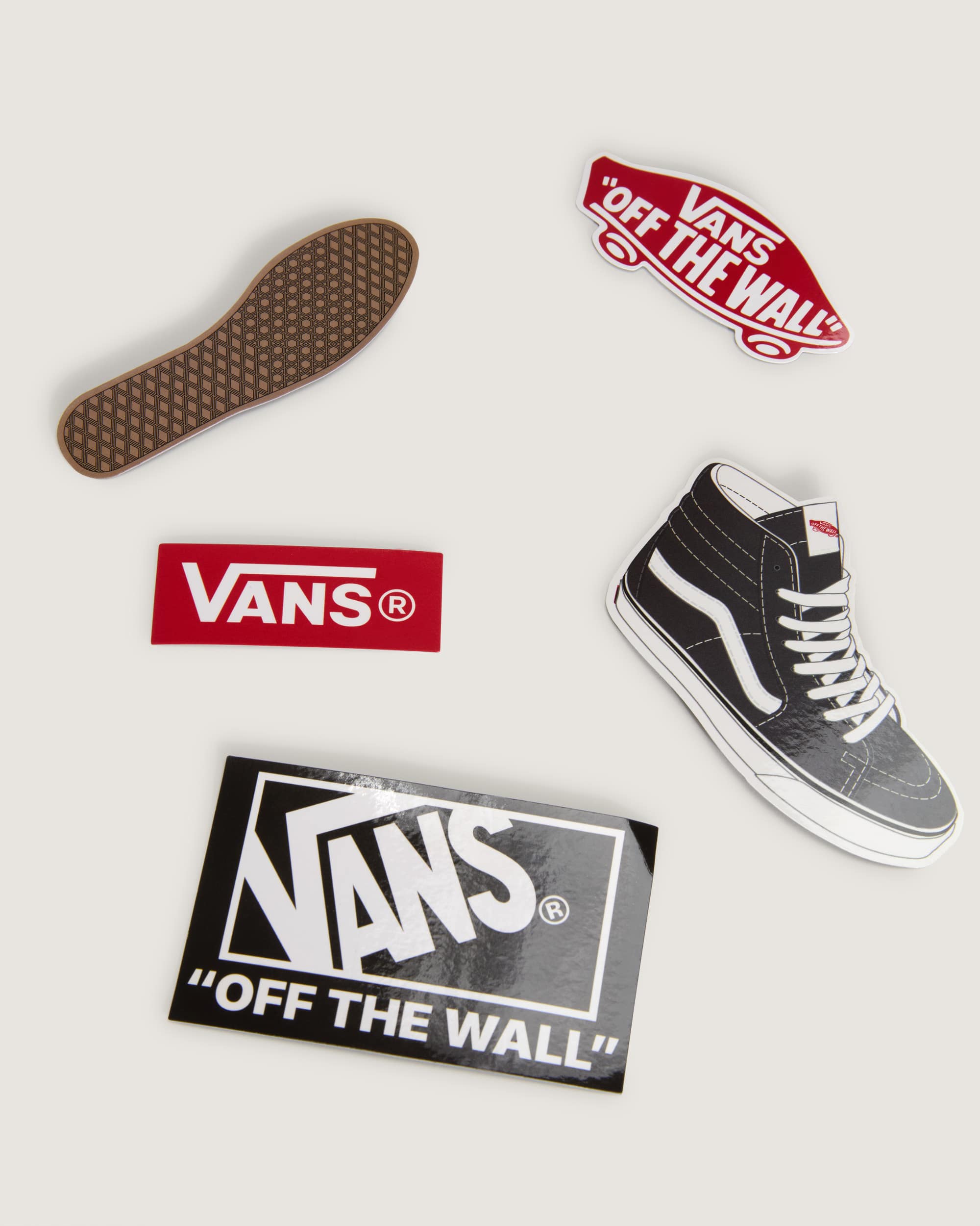 Vans Icon Sticker Pack Black VANS Schwarz HERO
