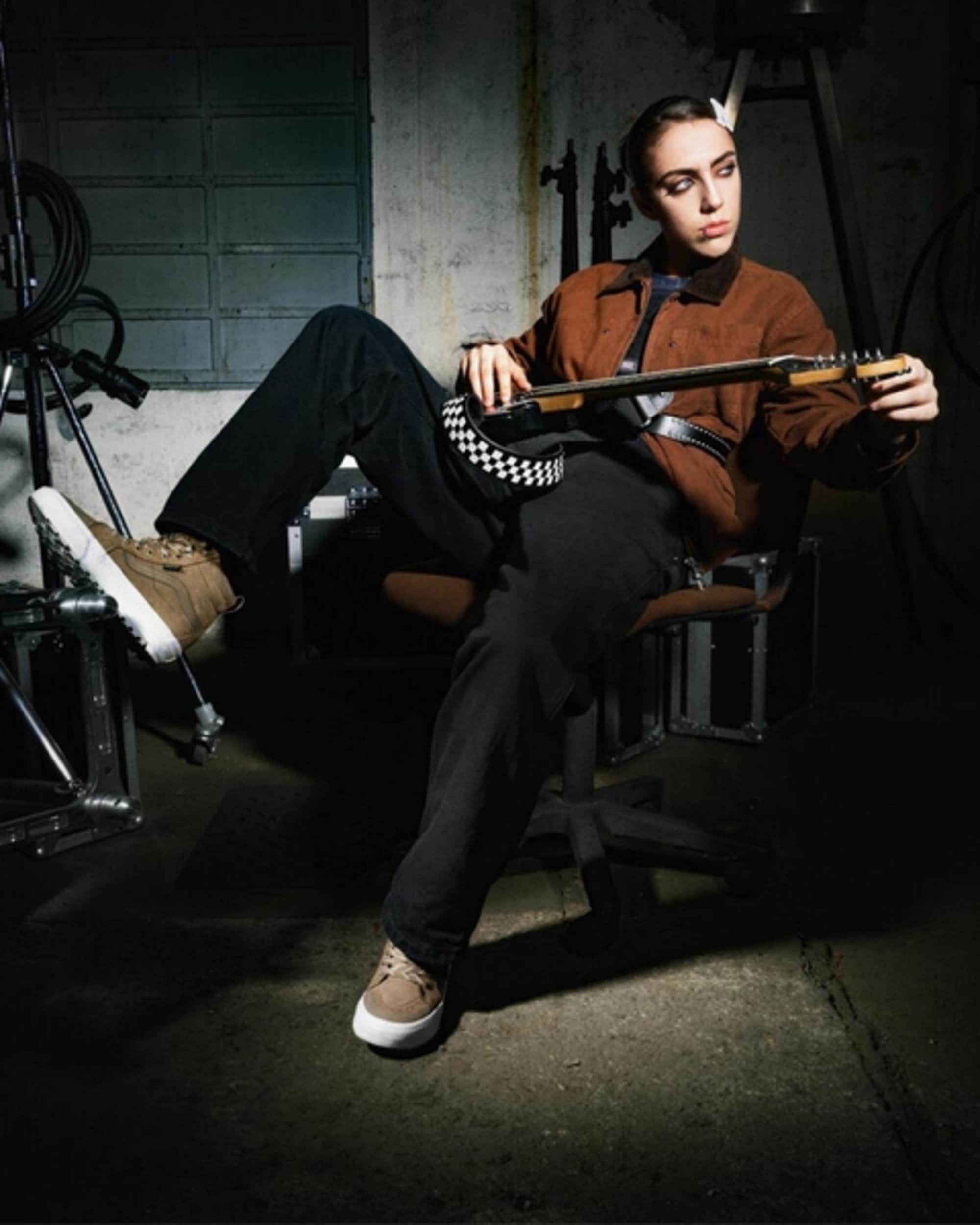 Veste Nicola Cropped Chore Canvas VANS Marron ALT1