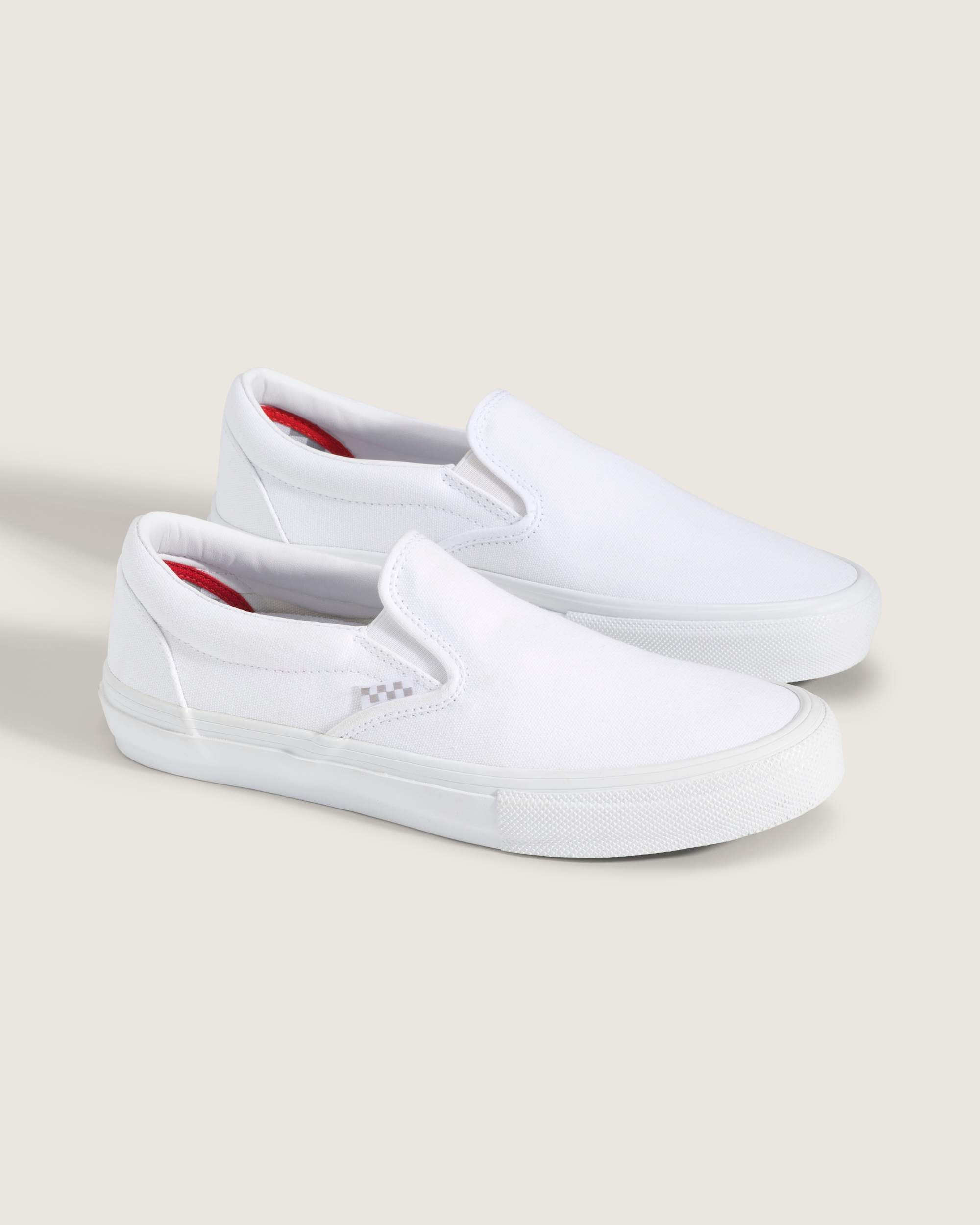 Skate SlipOn Shoes VANS White ALT1