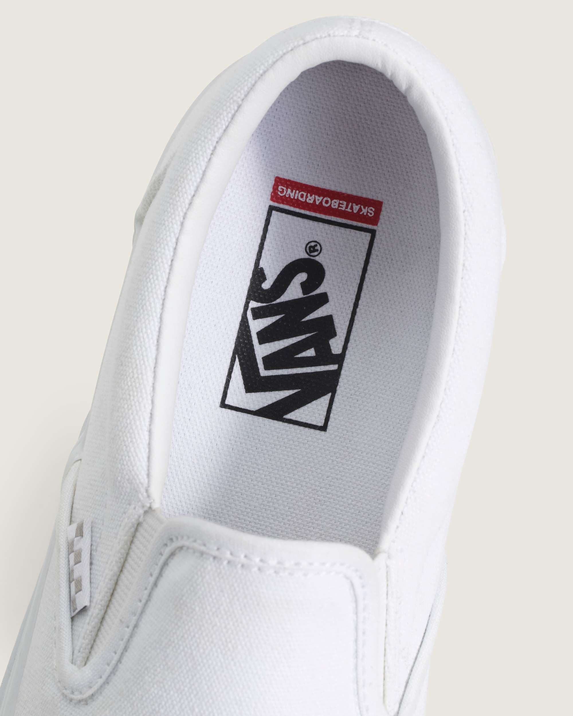 Skate SlipOn Shoes VANS White ALT4