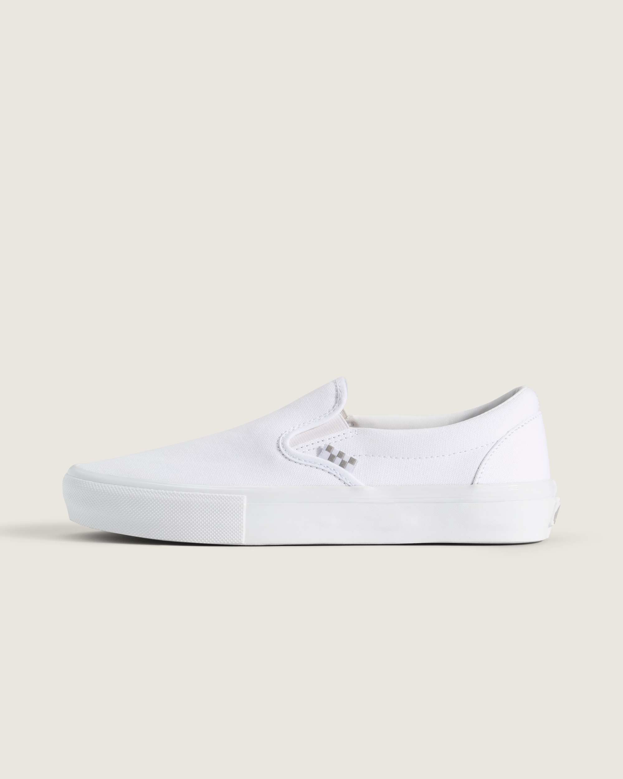 Skate SlipOn Shoes VANS White HERO