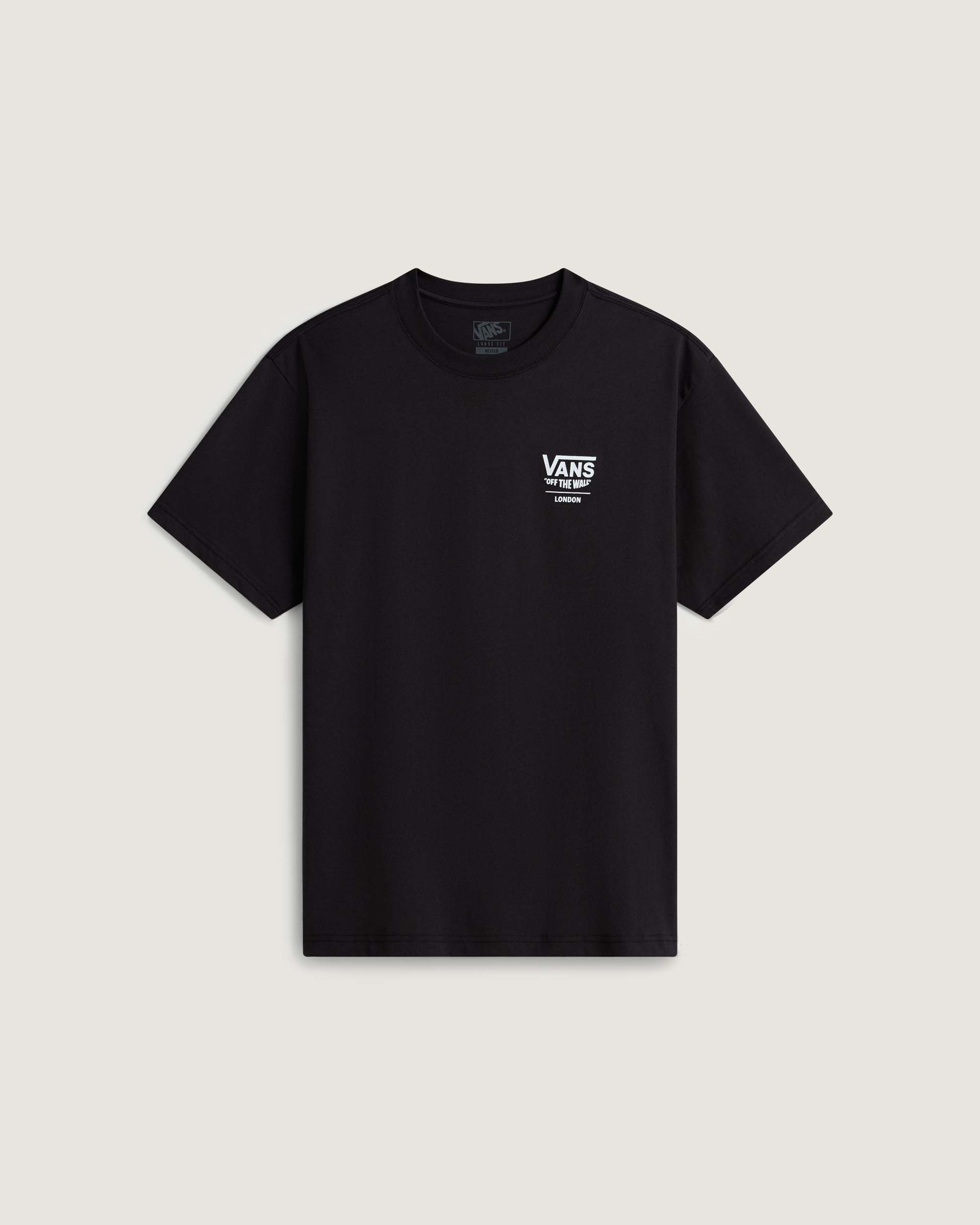 MN 2025 VANS CITY TEE LONDON Black VANS Negro hero