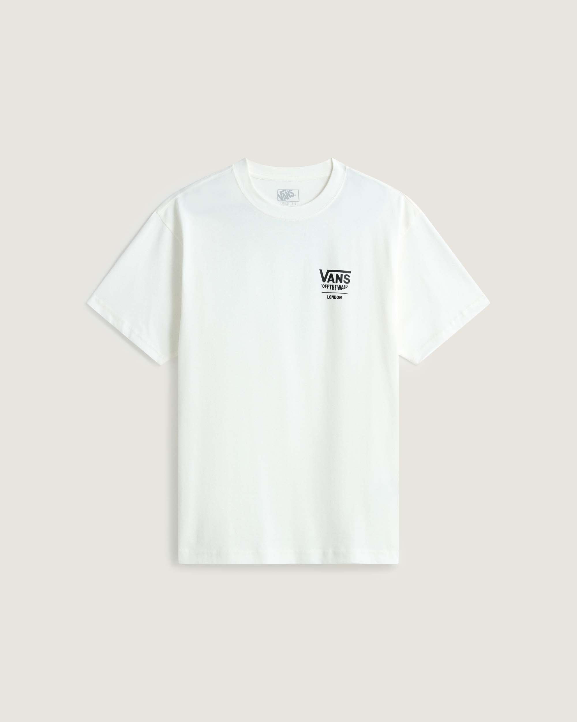 MN 2025 VANS CITY TEE LONDON White VANS Blanco hero