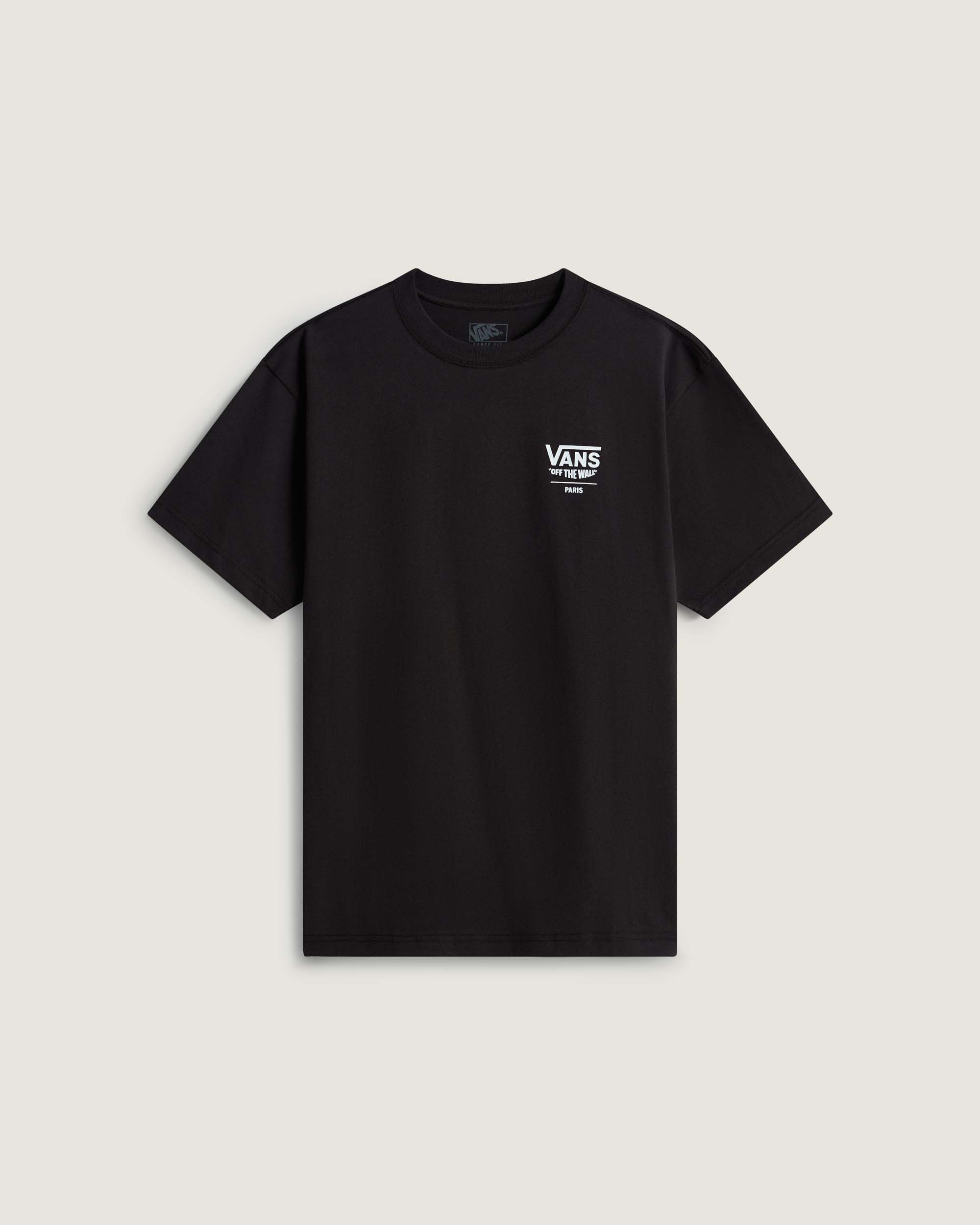 MN 2025 VANS CITY TEE PARIS Black VANS Negro hero