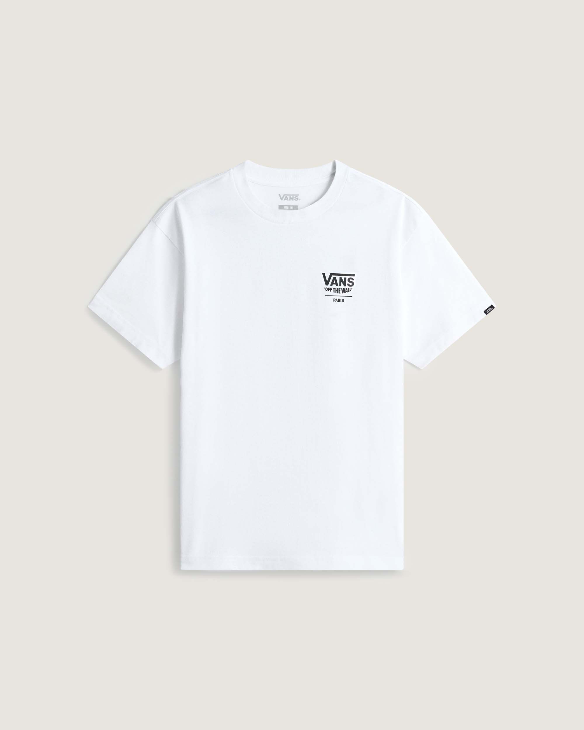 MN 2025 VANS CITY TEE PARIS White VANS Blanco hero