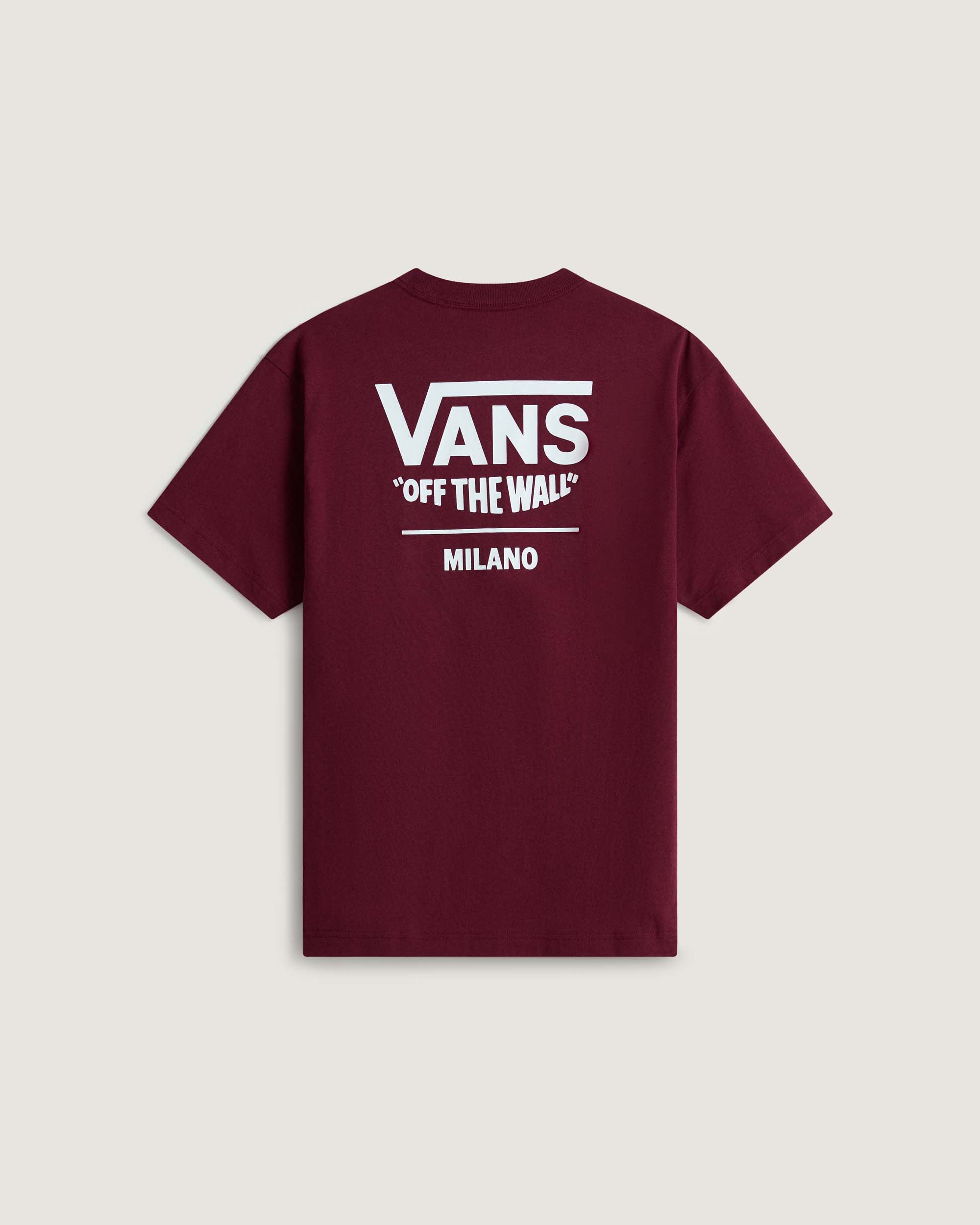 MN 2025 VANS CITY TEE MILANO Burgundy VANS Burdeos alt1