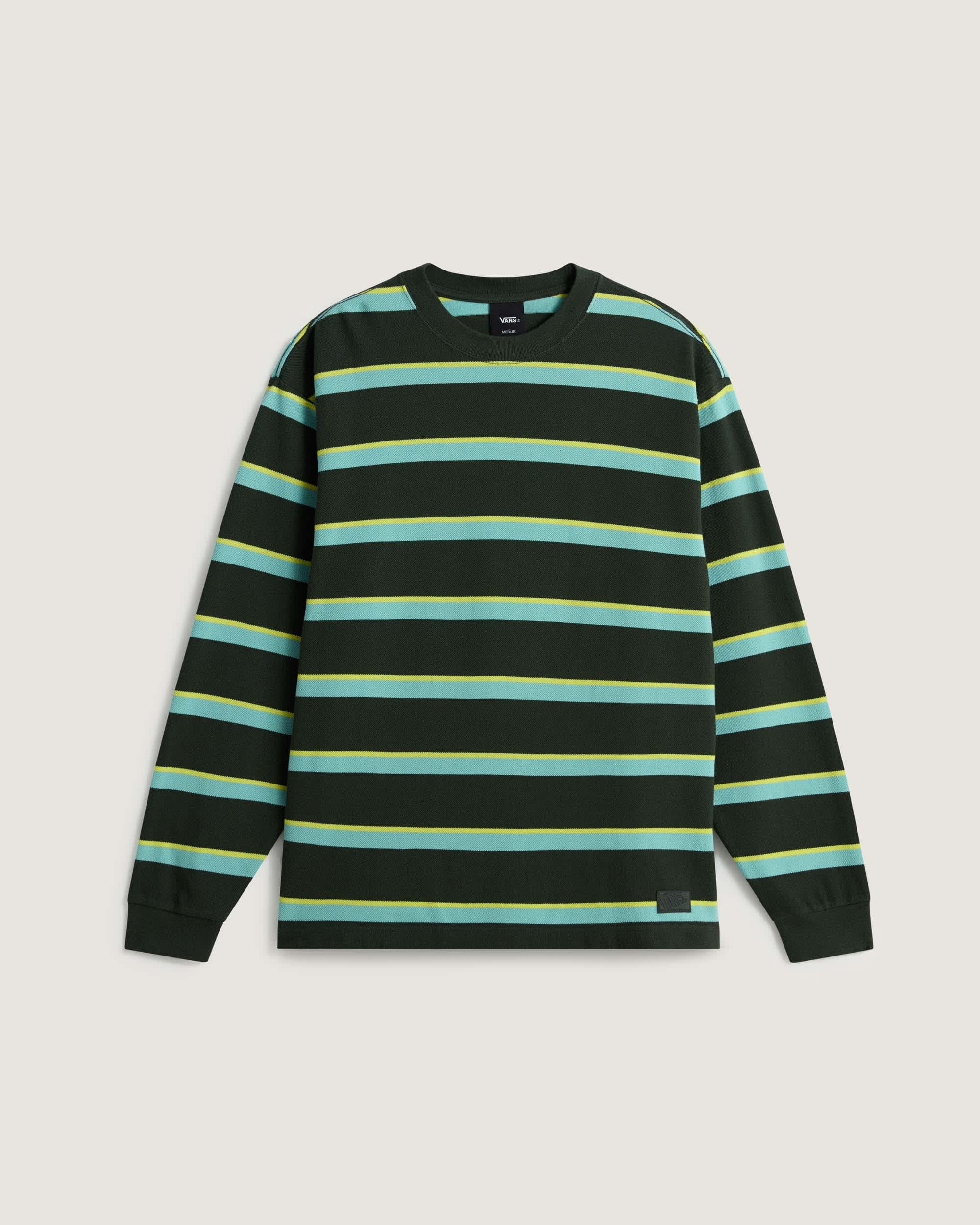 Tshirt Vorlop Stripe Ls Denim Knit VANS Vert HERO