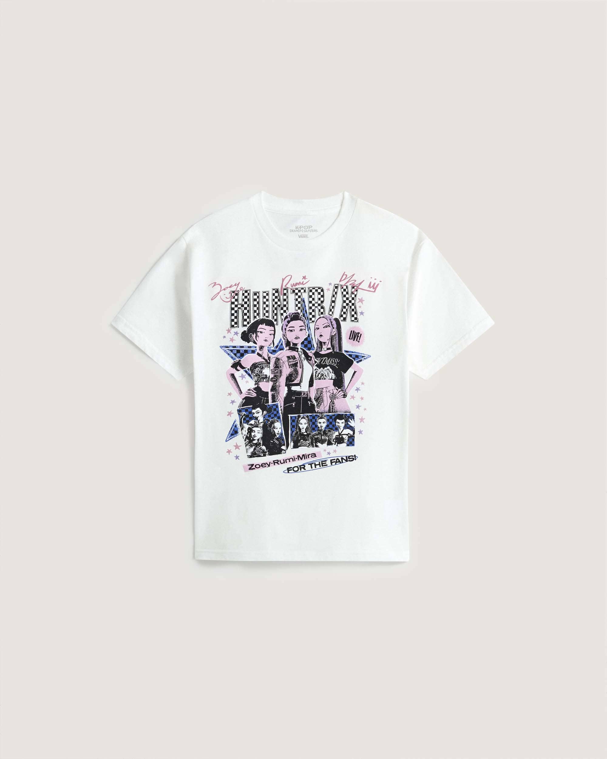 Tshirt KPop Demon Hunters x Vans For The Fans Enfant VANS Blanc hero