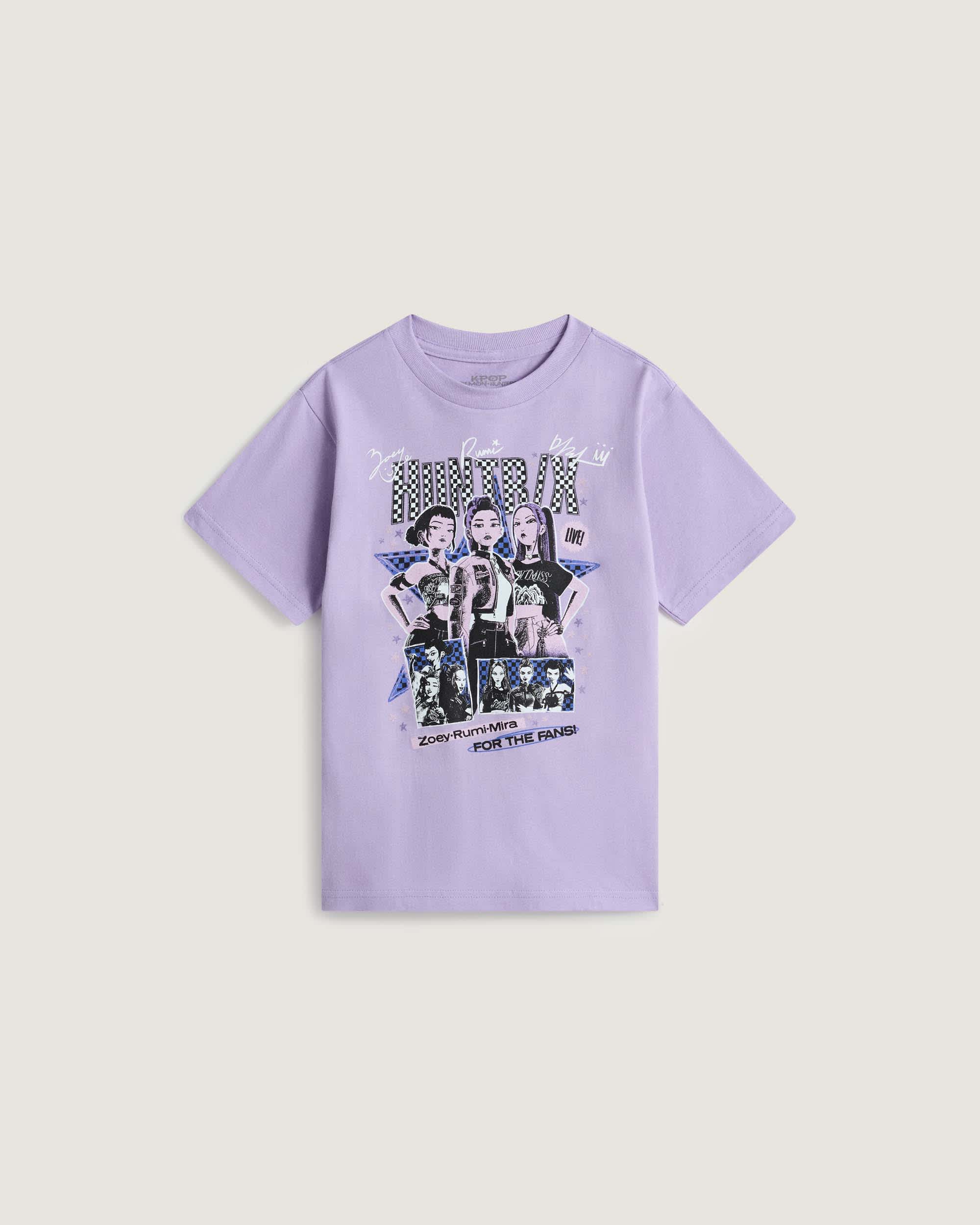 KPop Demon Hunters x Vans For The Fans Tee voor kleine kinderen VANS Lila hero