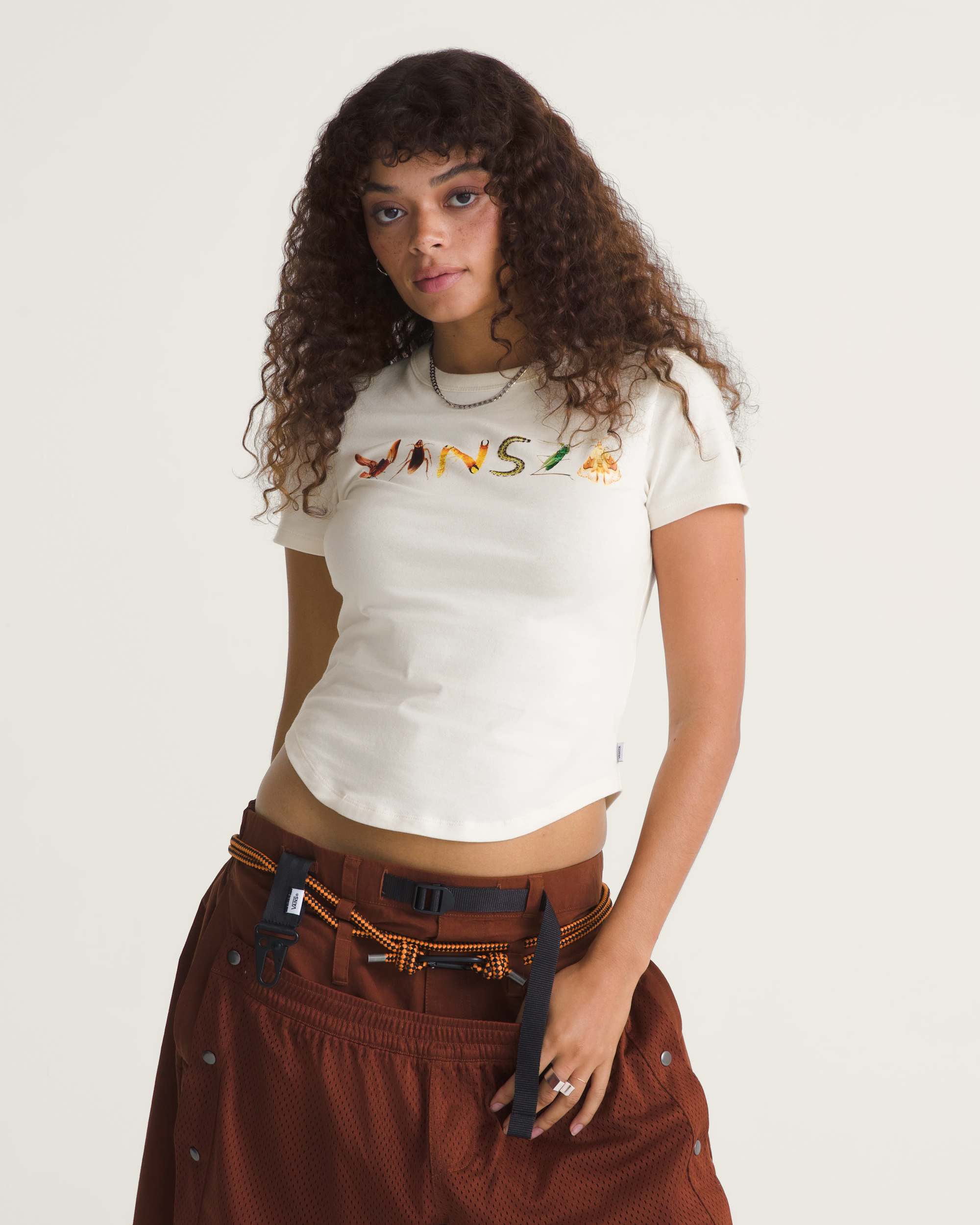VANSZA Baby Tee VANS White ALT2