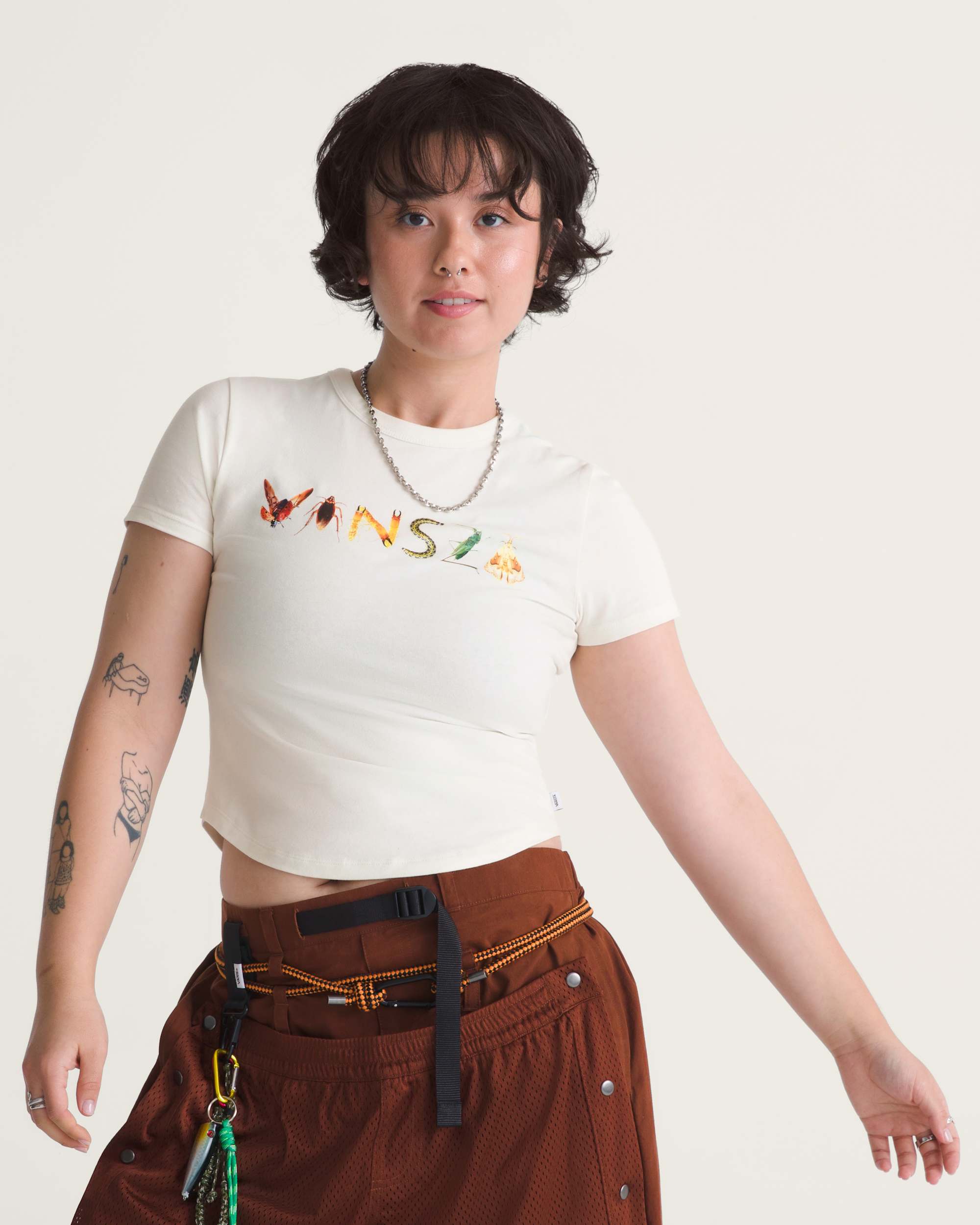 VANSZA Baby Tee VANS White ALT3