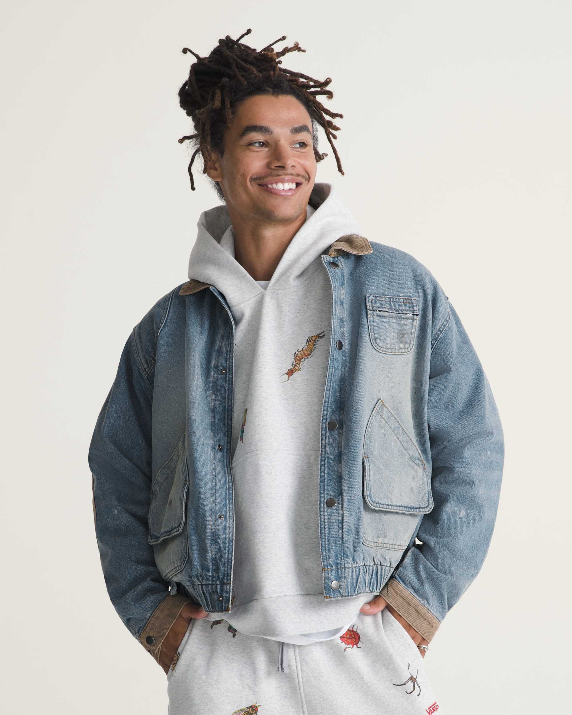 VANSZA Denim Hunting Jacket VANS Blue ALT4