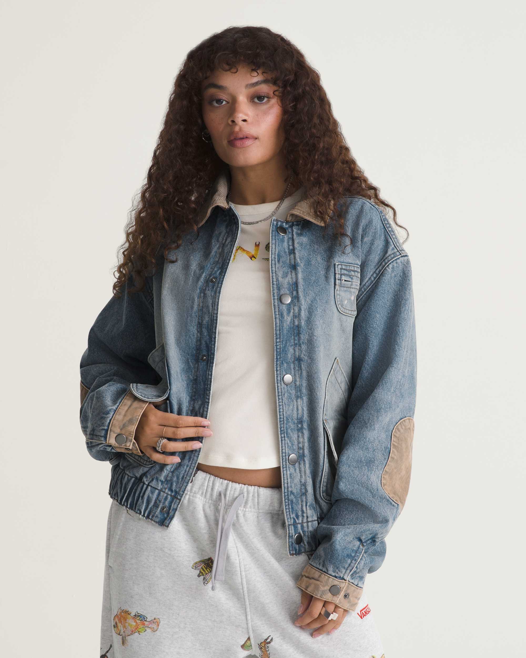 VANSZA Denim Hunting Jacket VANS Blue ALT2