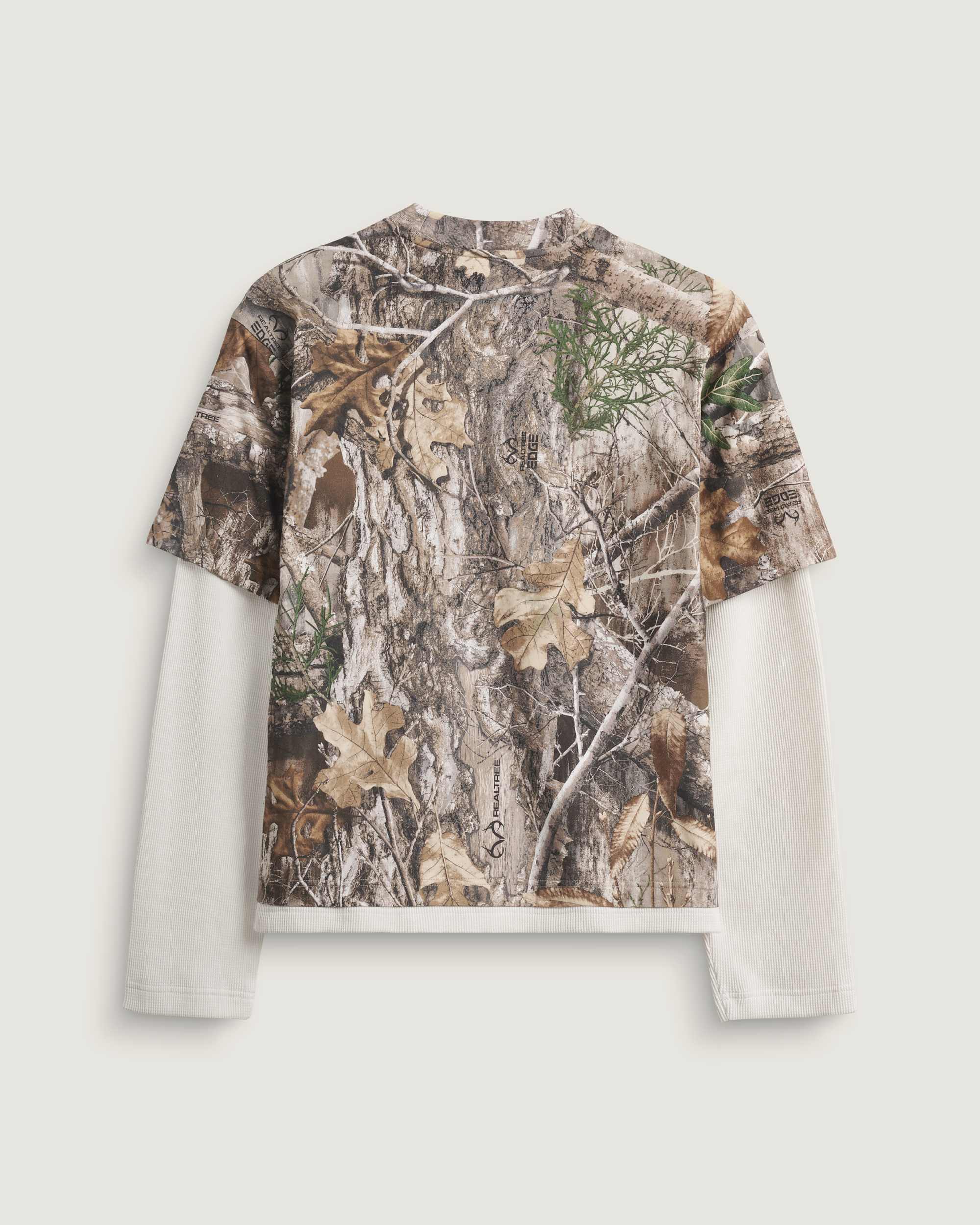 VANSZA Layer Long sleeve Top VANS GreenBrown ALT1