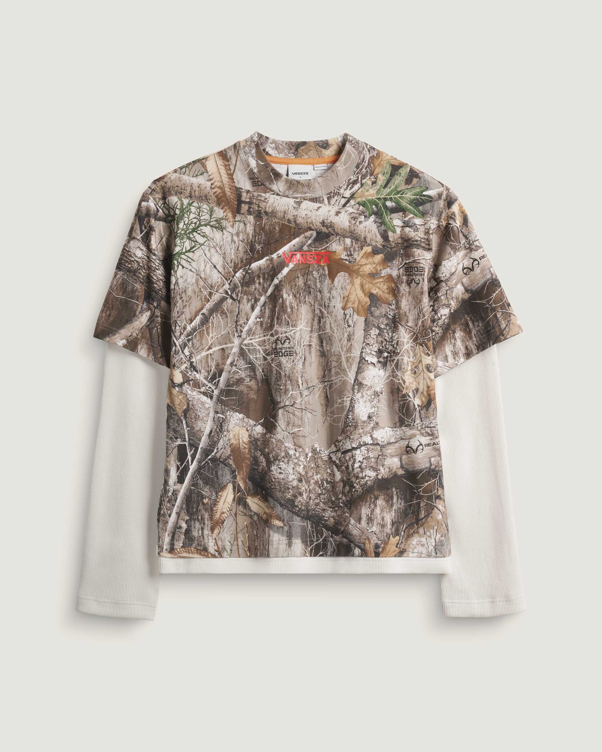 VANSZA Layer Long sleeve Top VANS GreenBrown HERO