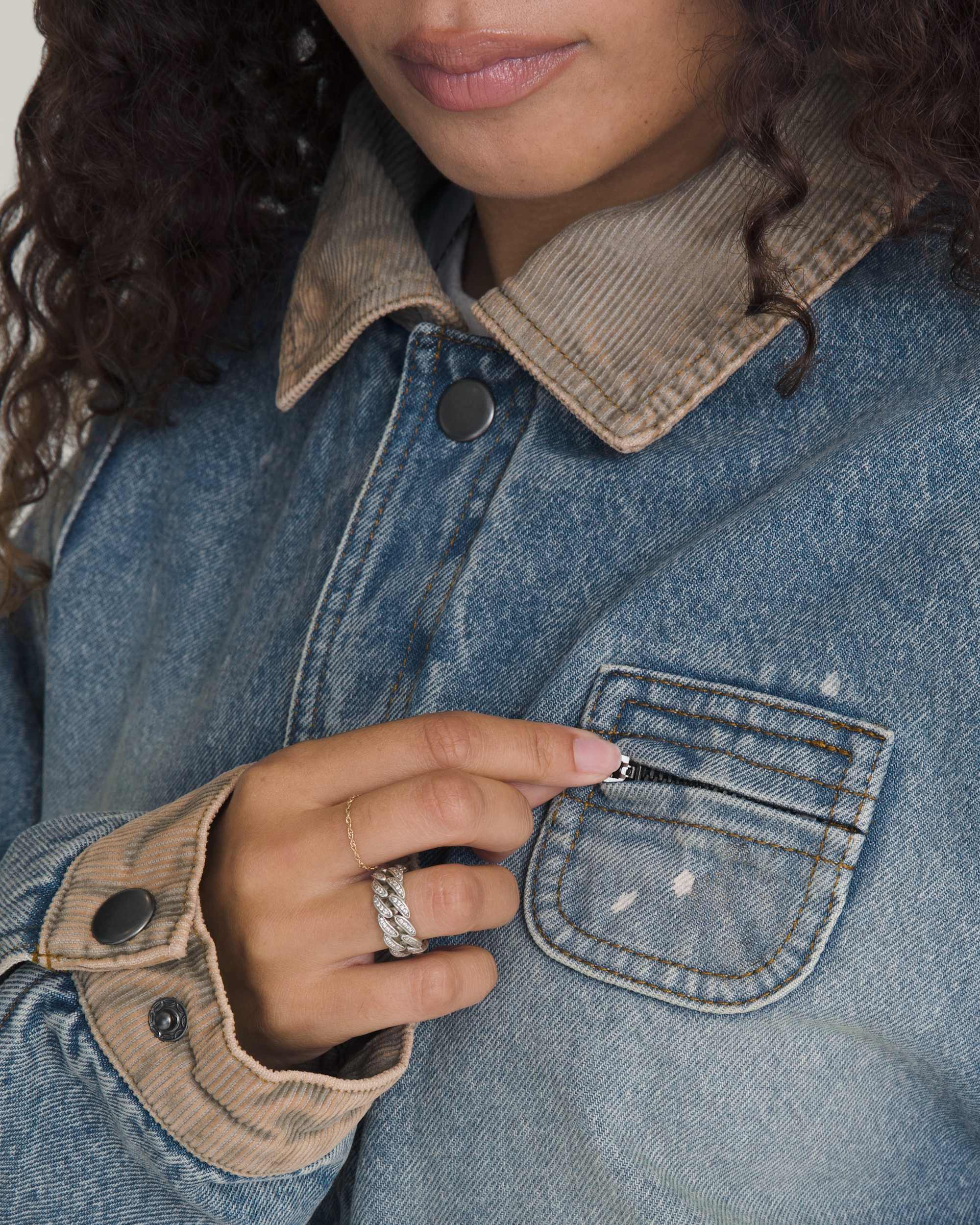 VANSZA Denim Hunting Jacket VANS Blue ALT7